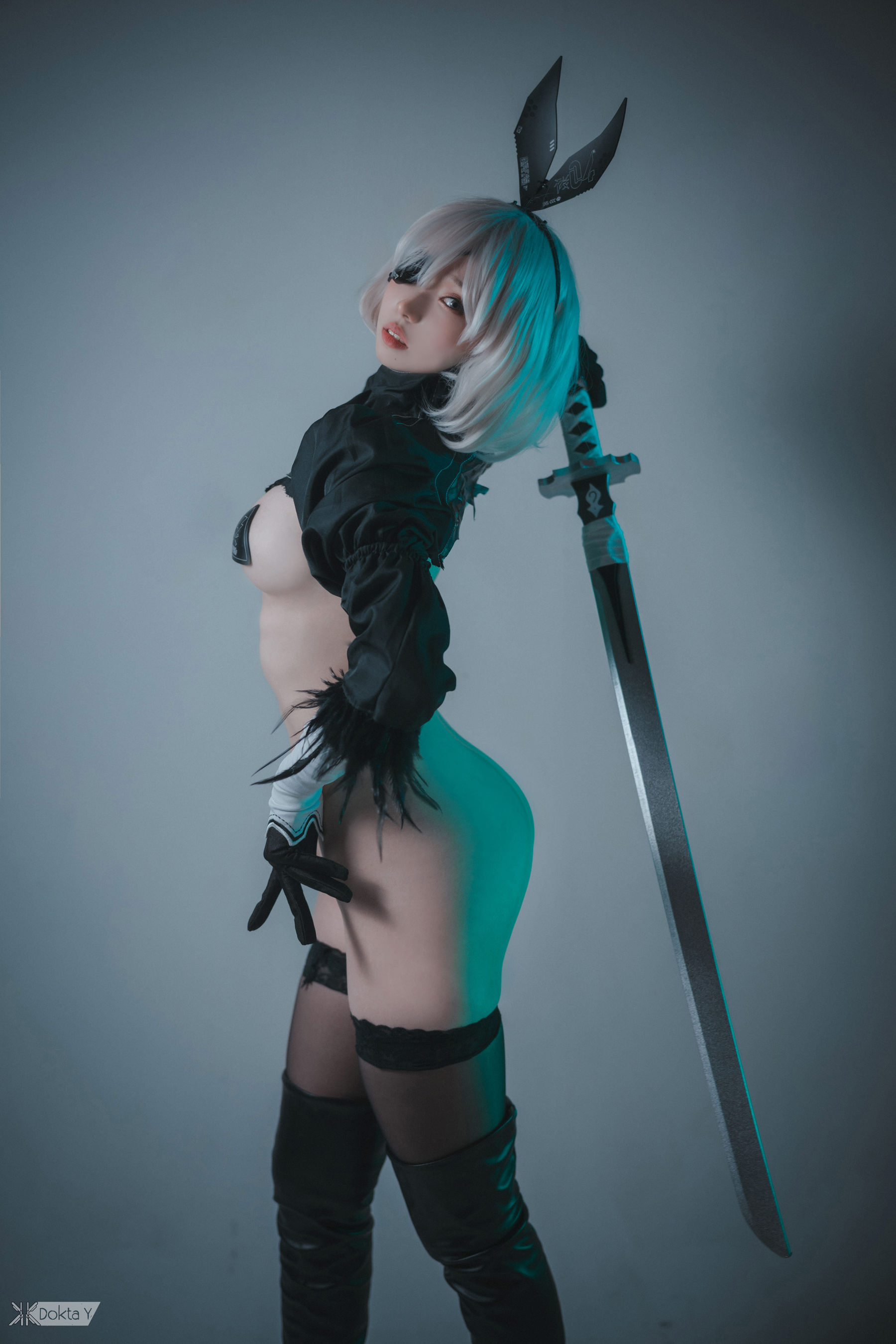 [DJAWA] BamBi – 2B (Nier) La Rose Noire Ver_S 日韩写真-第27张