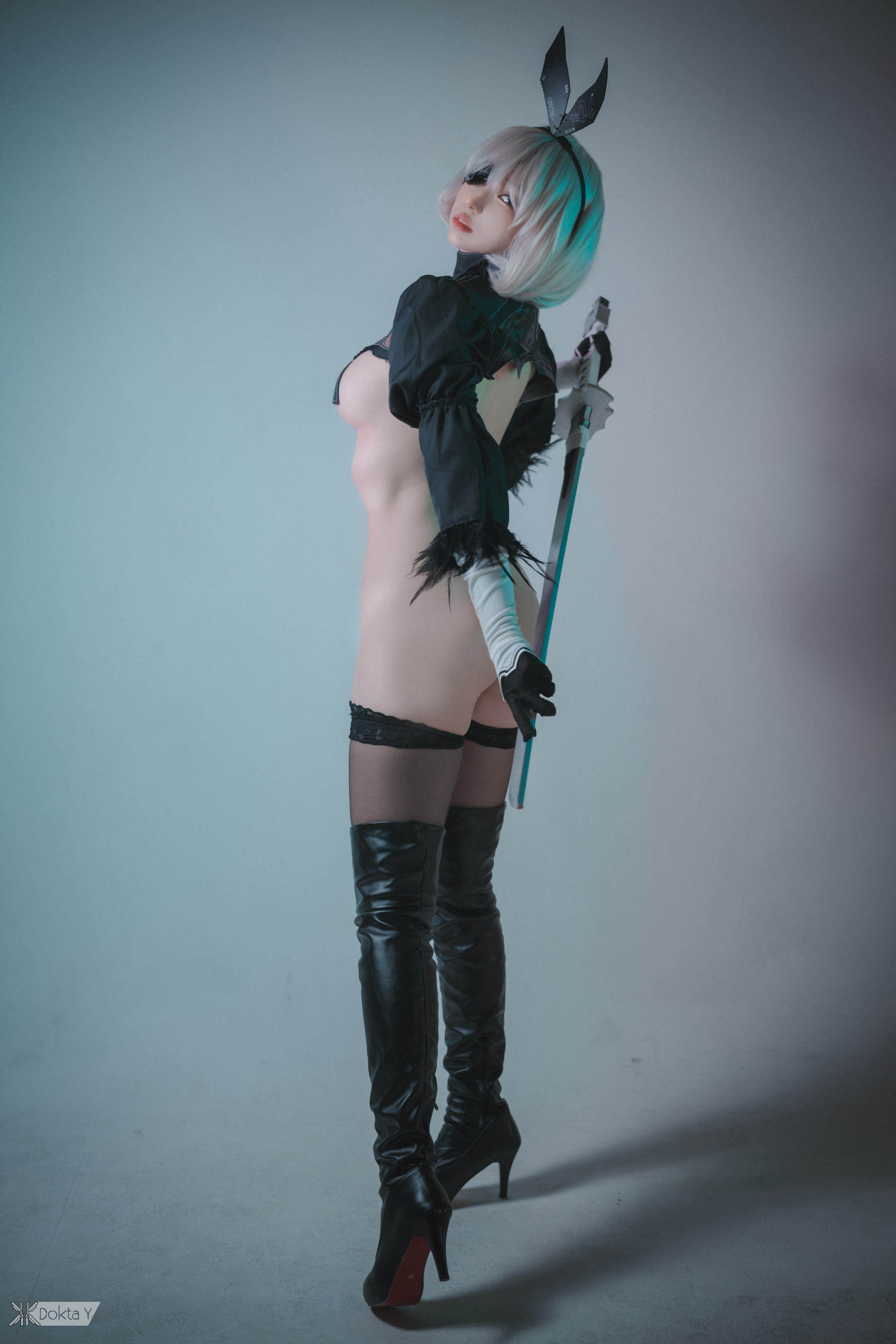 [DJAWA] BamBi – 2B (Nier) La Rose Noire Ver_S 日韩写真-第12张