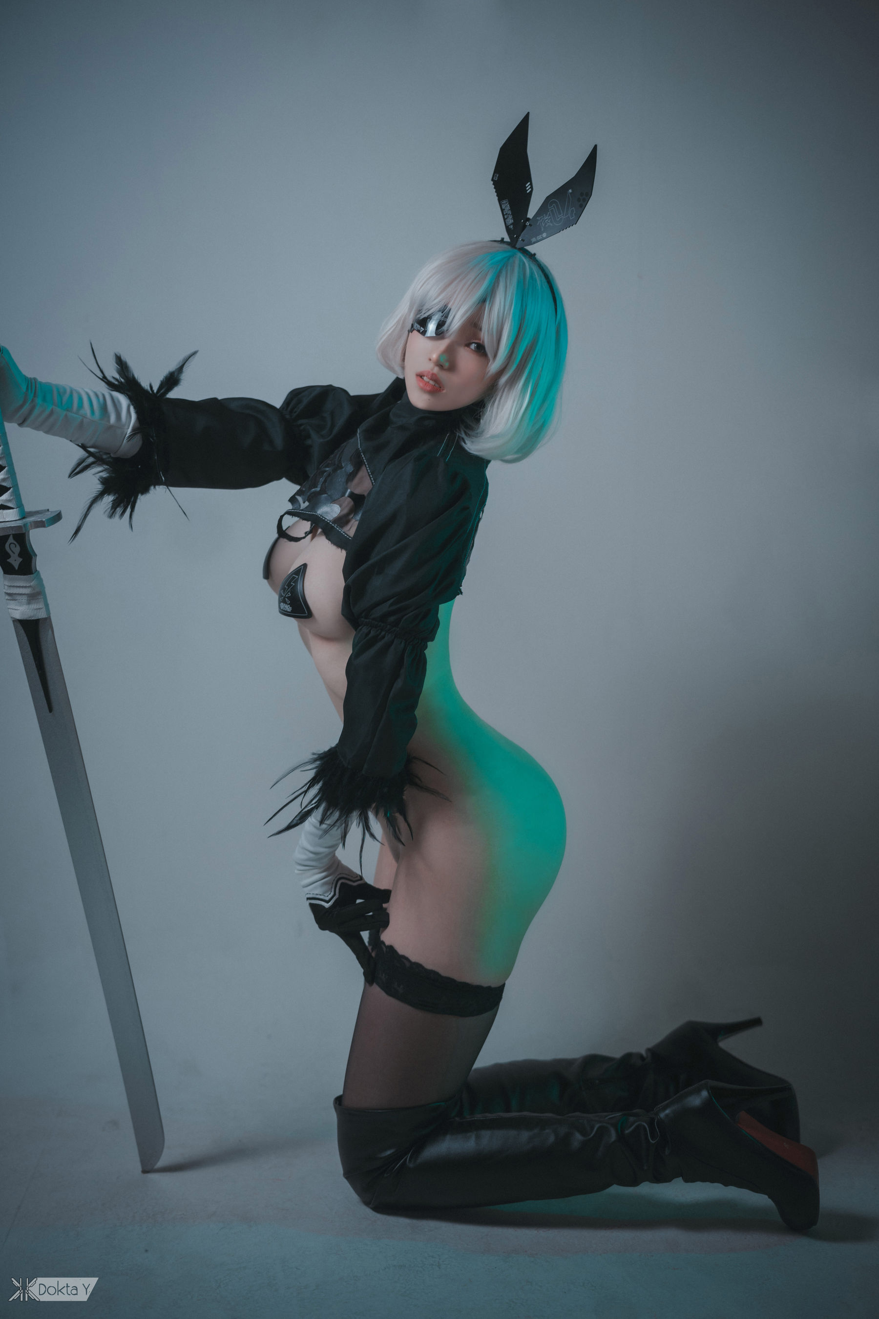 [DJAWA] BamBi – 2B (Nier) La Rose Noire Ver_S 日韩写真-第29张