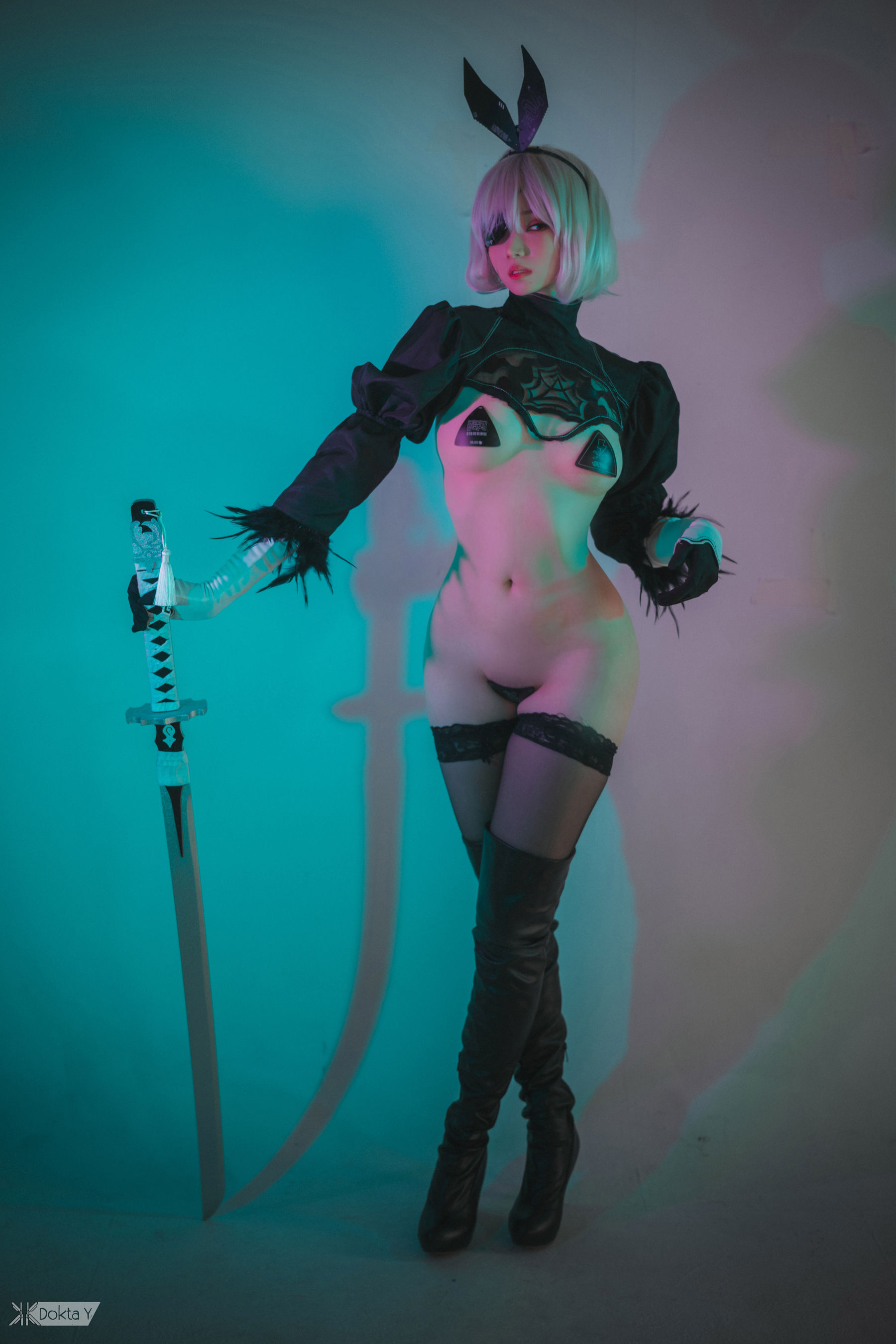[DJAWA] BamBi – 2B (Nier) La Rose Noire Ver_S 日韩写真-第34张
