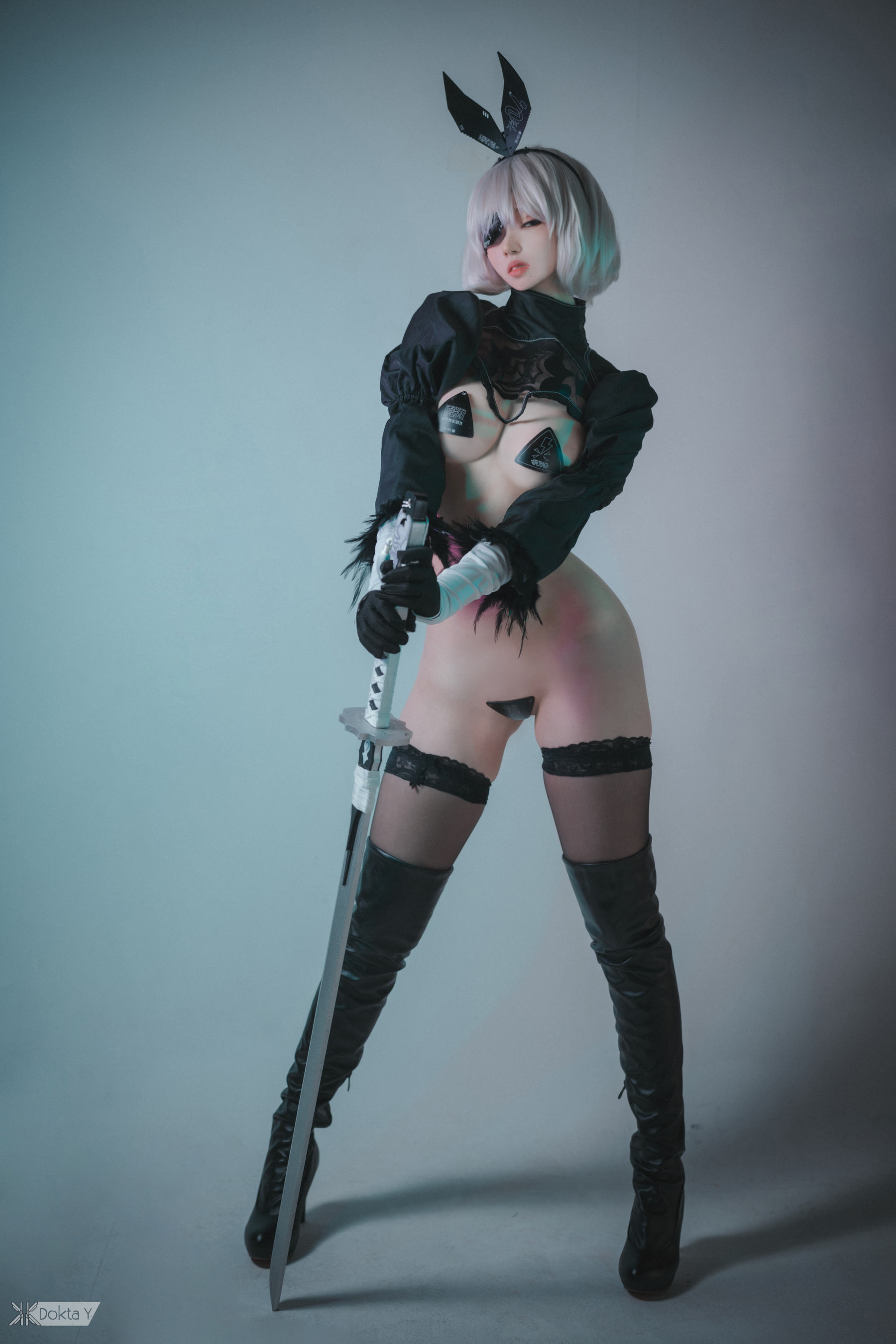 [DJAWA] BamBi – 2B (Nier) La Rose Noire Ver_S 日韩写真-第13张
