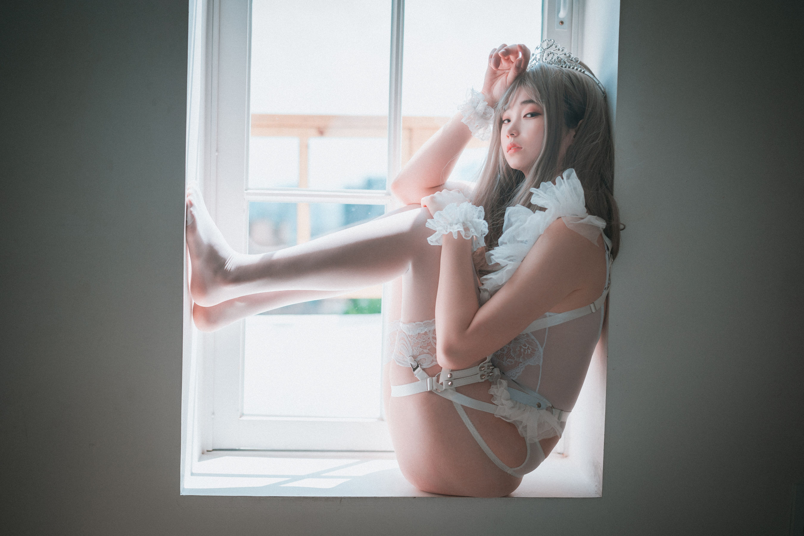 [DJAWA] BamBi – Reine de Blanc (B-side) 日韩写真-第49张