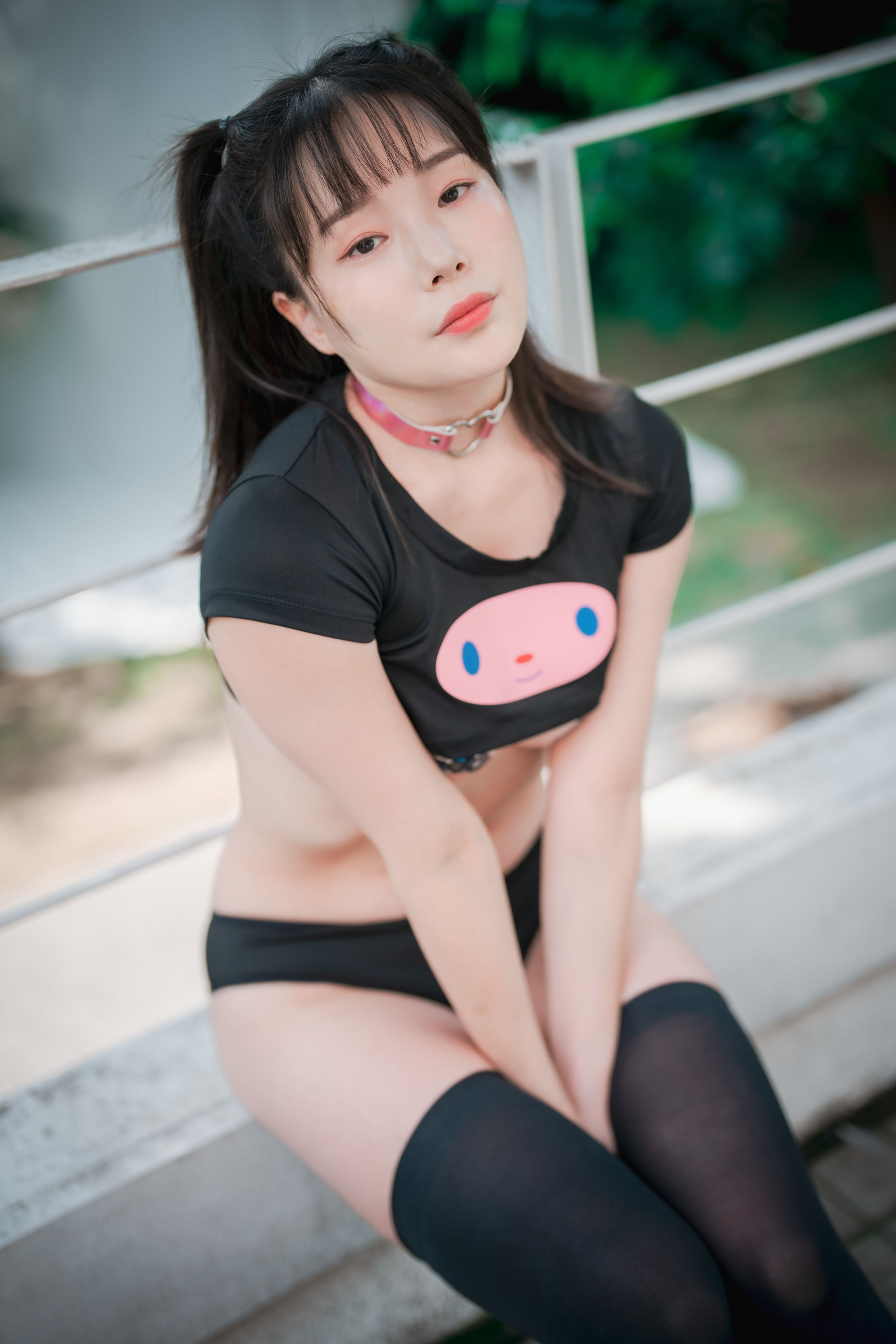 [DJAWA] PIA – Black puppy girl 日韩写真-第6张