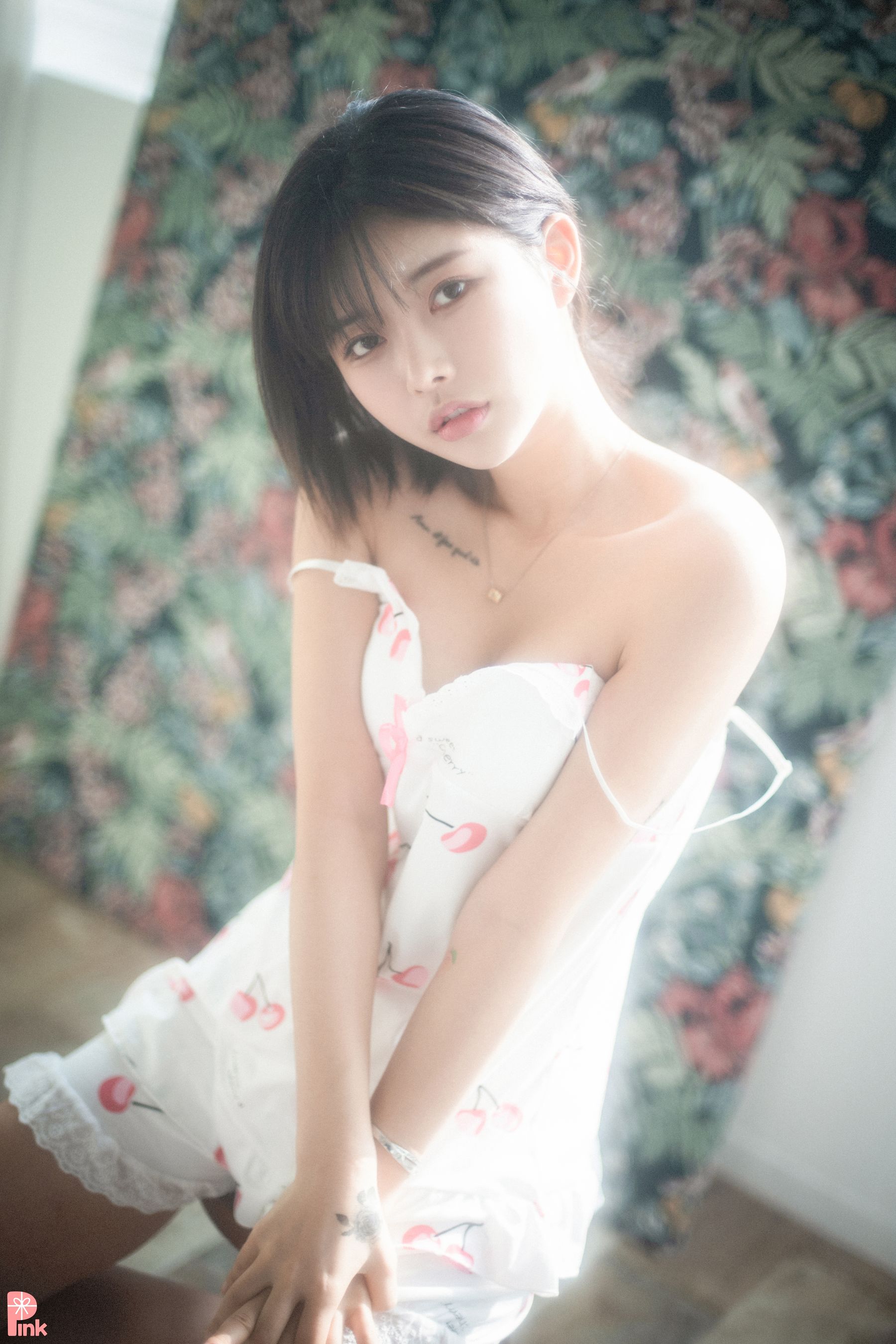 PINK RIBBON Uuuha – Floral – 1 日韩写真-第1张