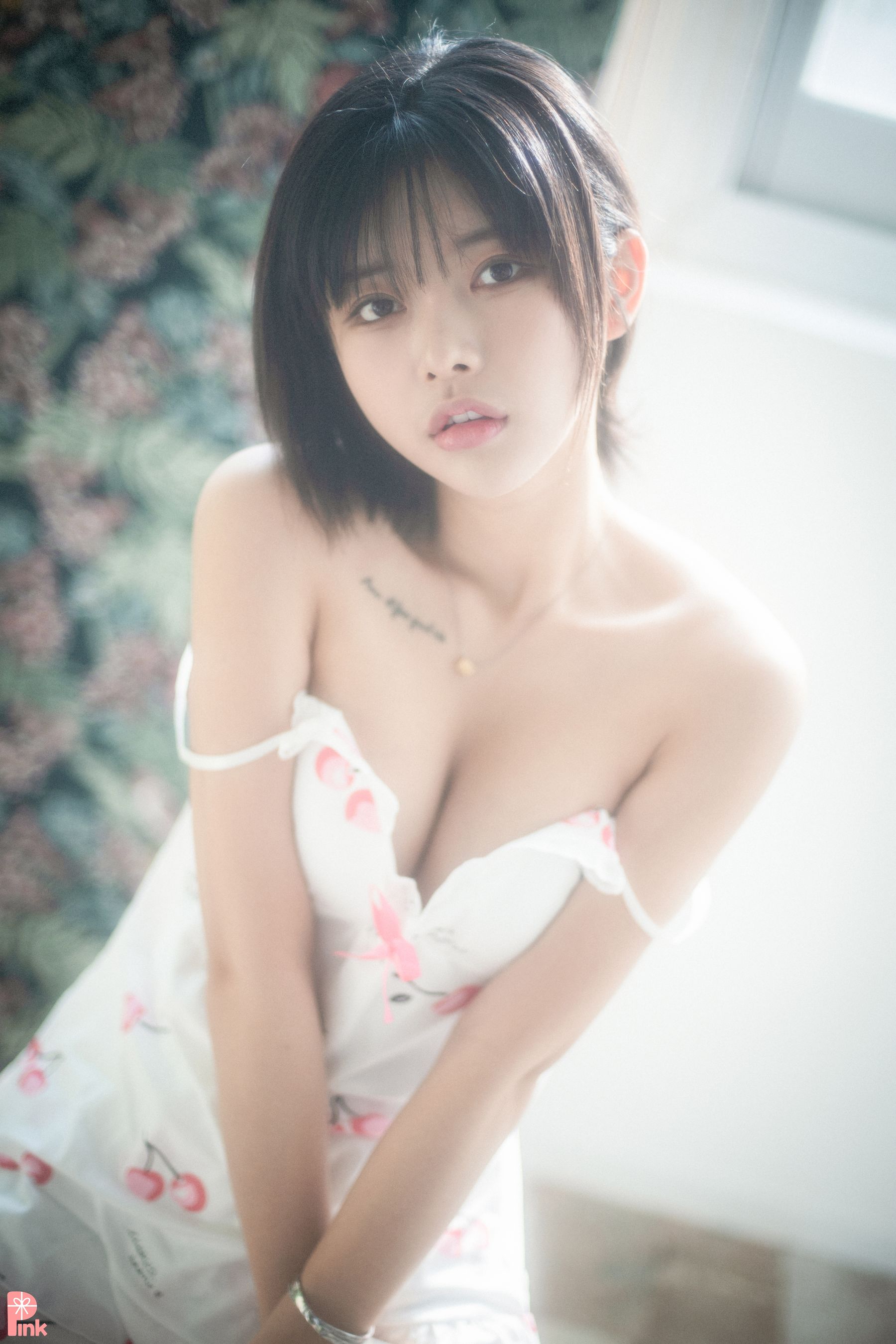 PINK RIBBON Uuuha – Floral – 1 日韩写真-第2张