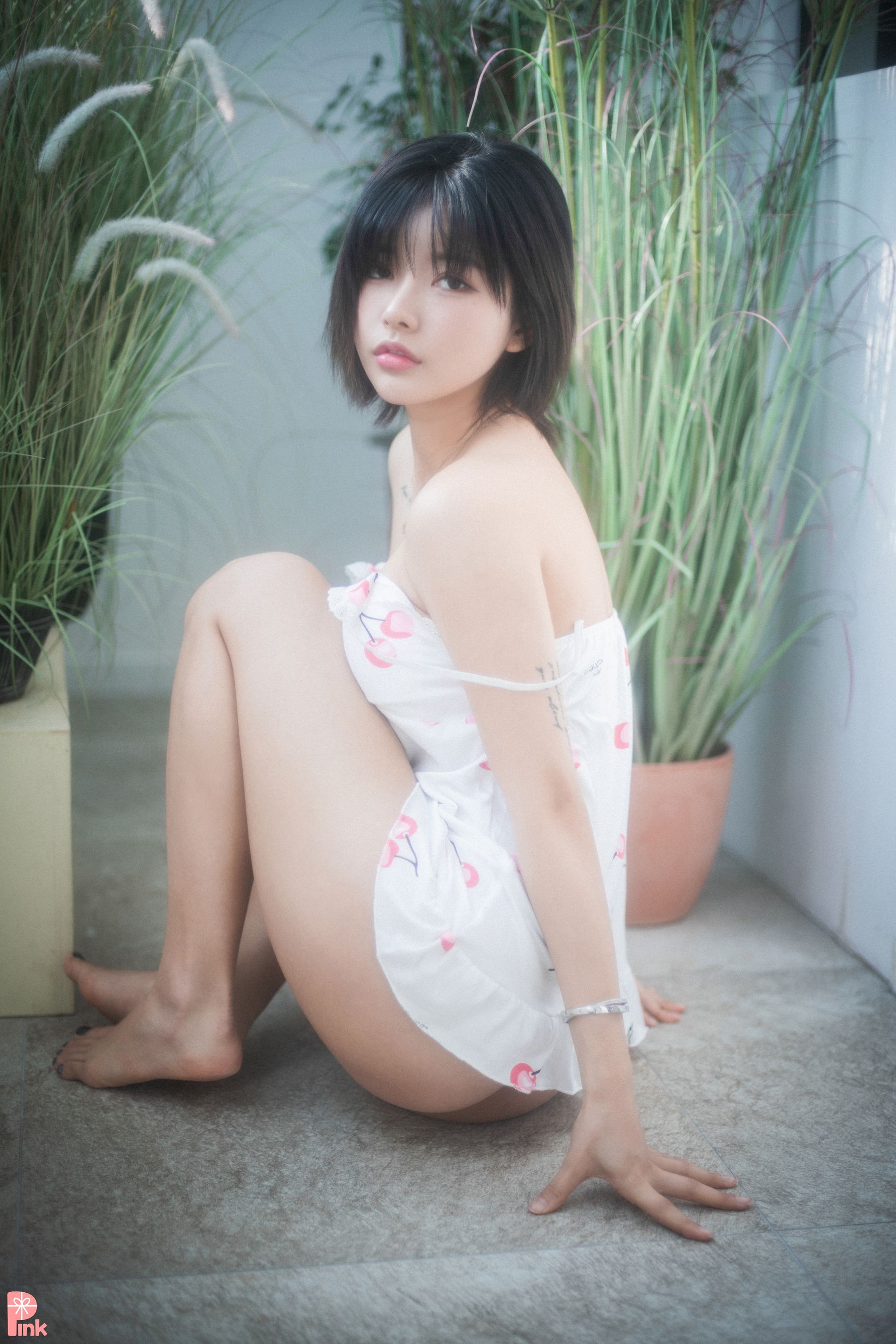 PINK RIBBON Uuuha – Floral – 1 日韩写真-第9张