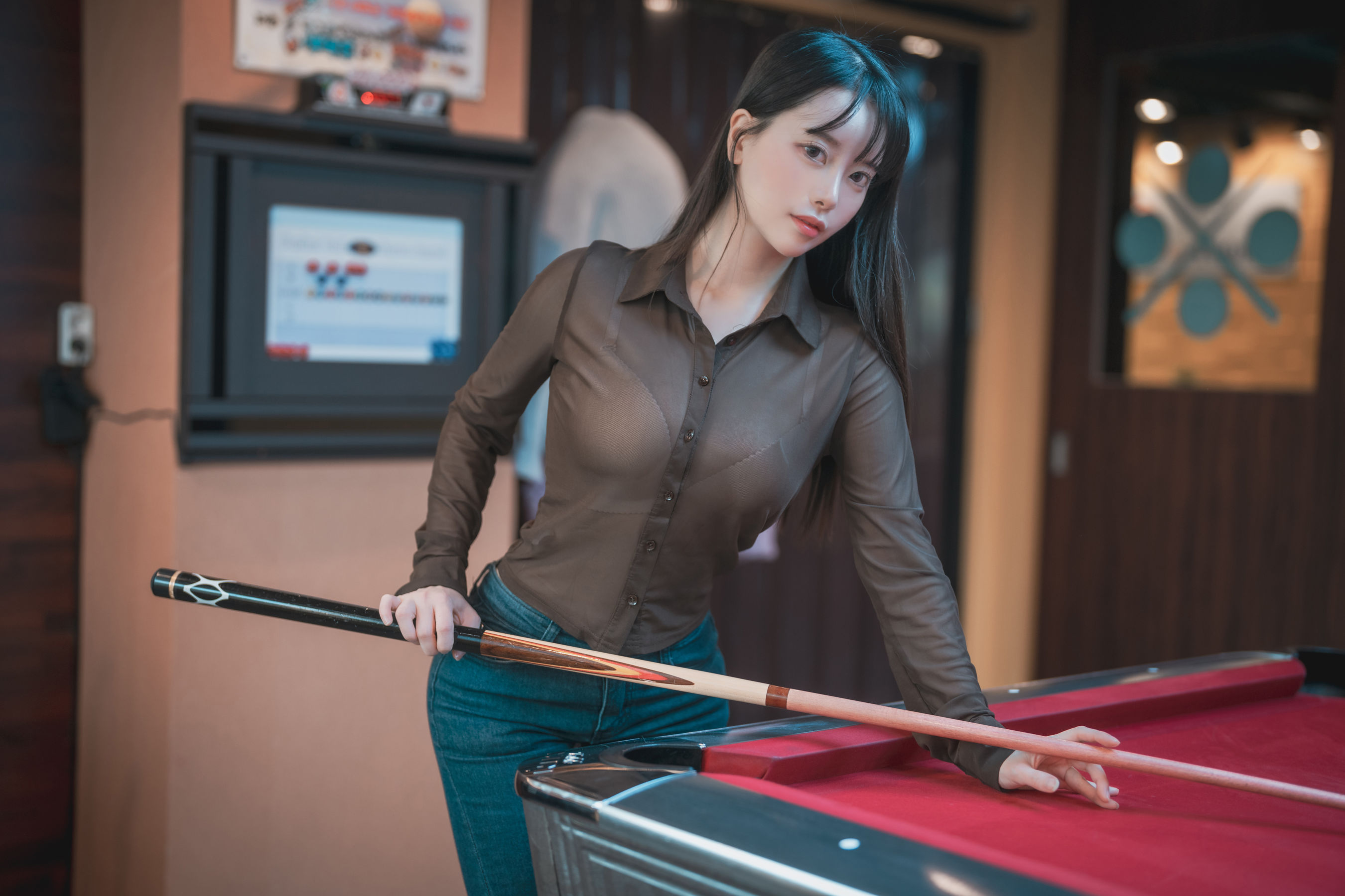 DJAWA ZziZzi – Billiards Girl – 1 日韩写真-第9张