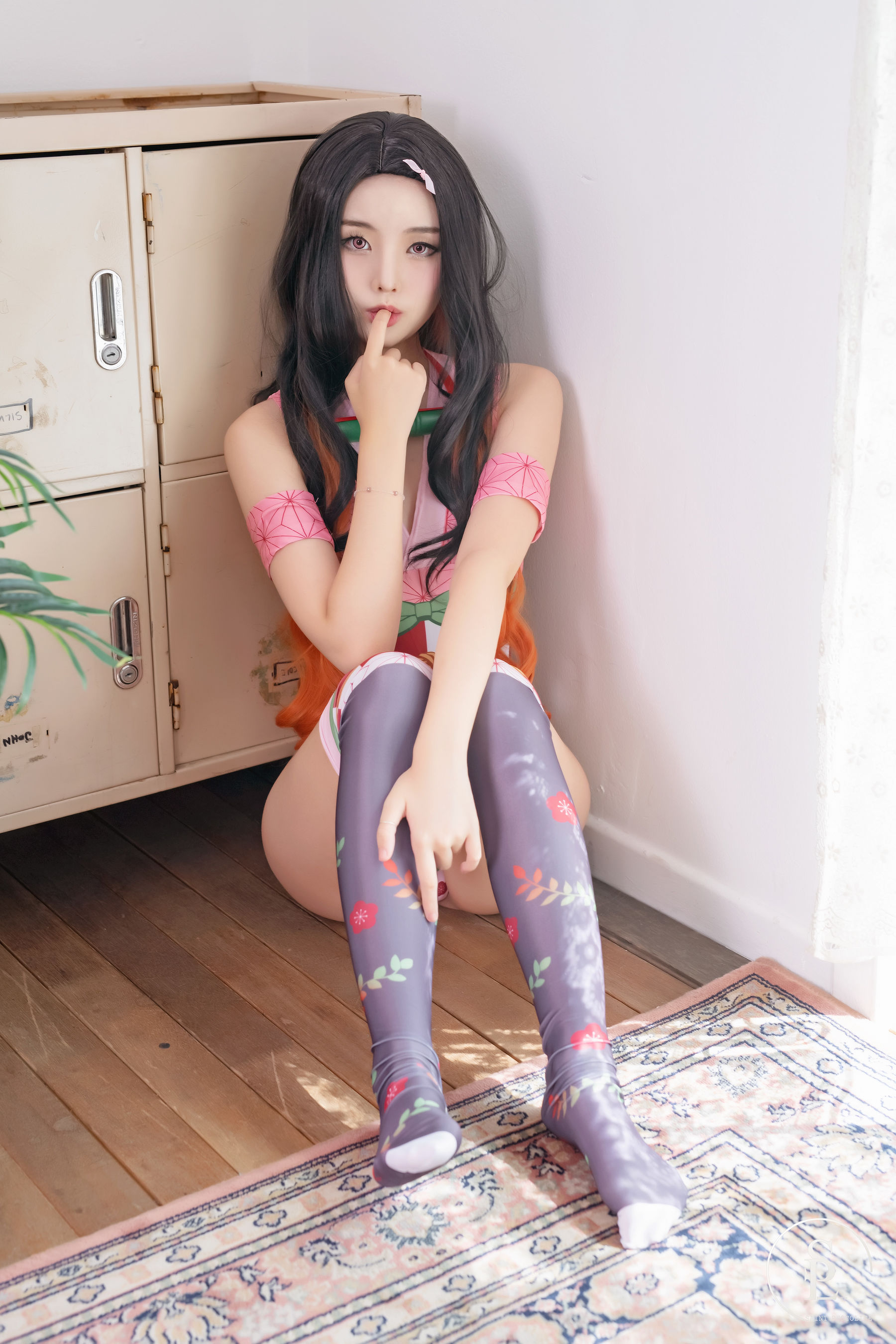 [saintphotolife] Yuna – No.03 Nezuko x Shinobu 日韩写真-第13张