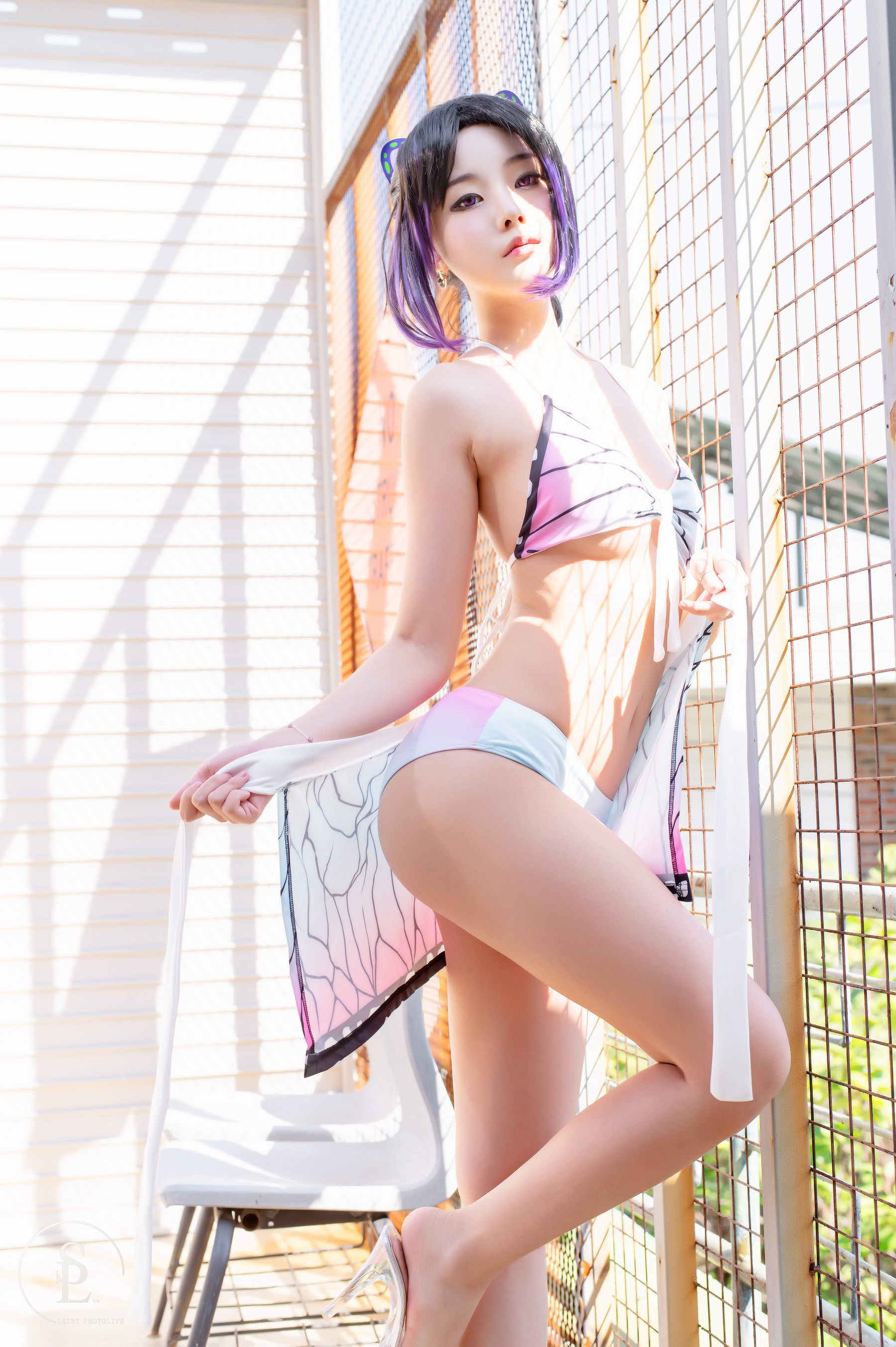 [saintphotolife] Yuna – No.03 Nezuko x Shinobu 日韩写真-第34张