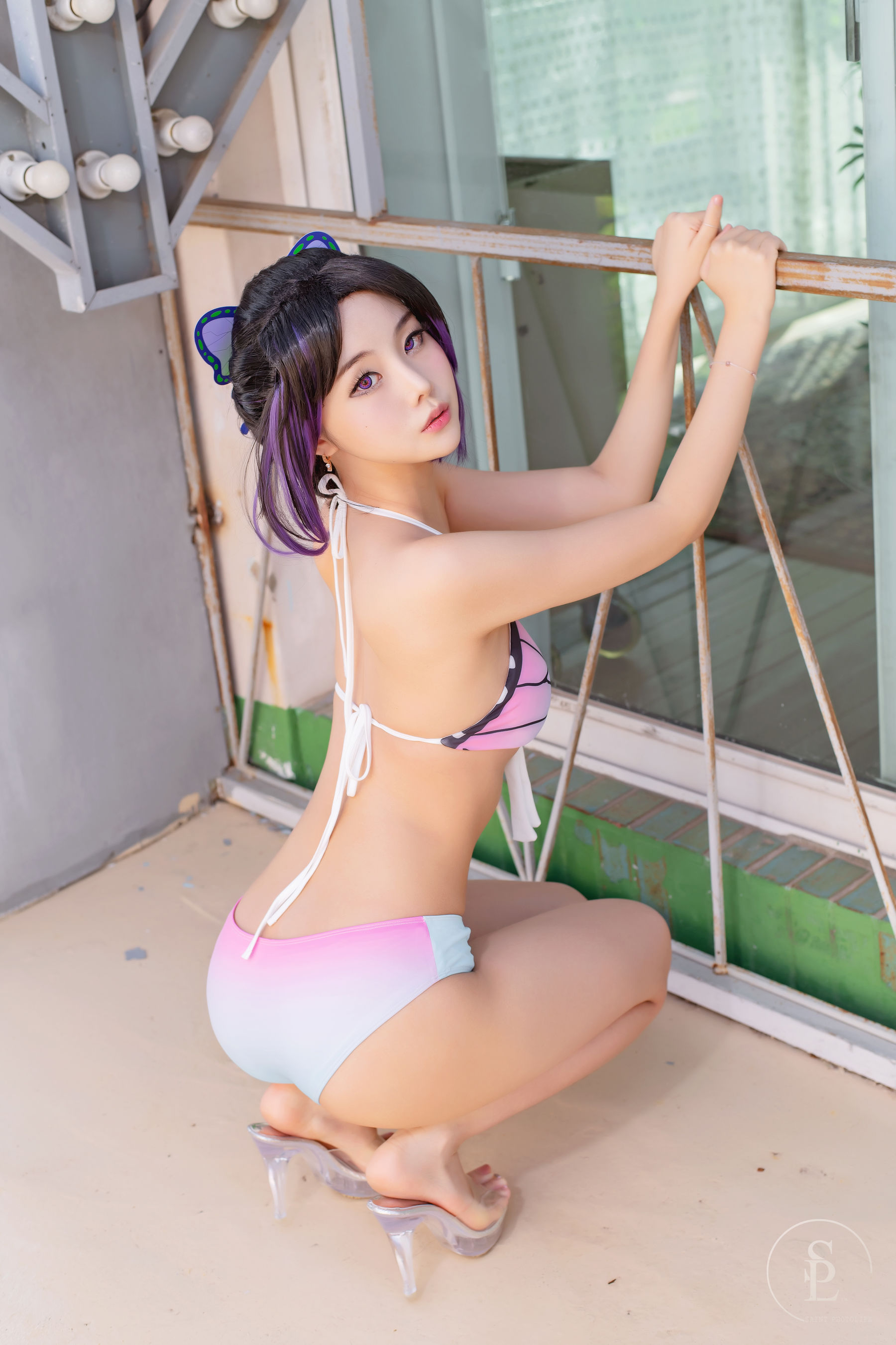 [saintphotolife] Yuna – No.03 Nezuko x Shinobu 日韩写真-第50张