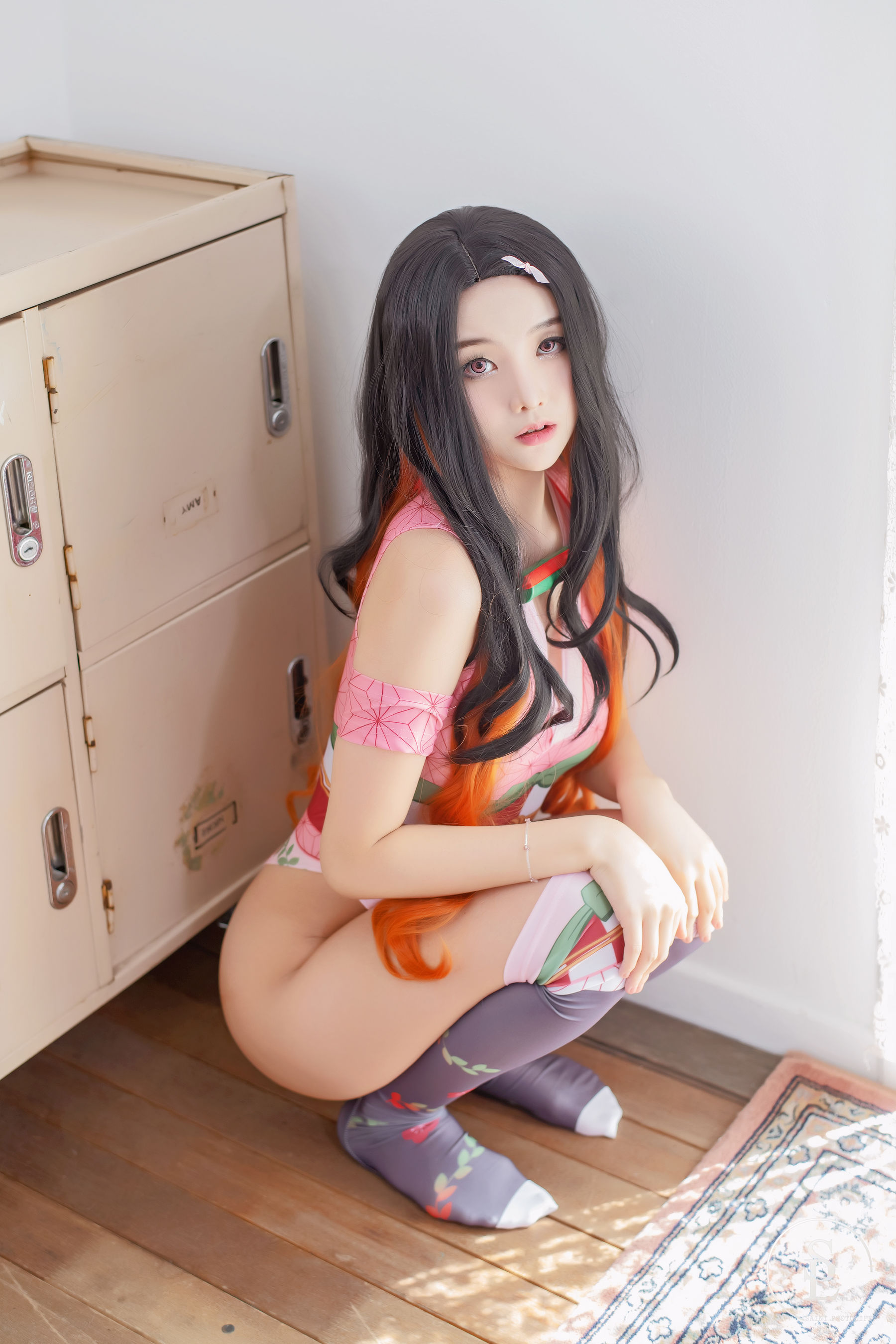 [saintphotolife] Yuna – No.03 Nezuko x Shinobu 日韩写真-第14张