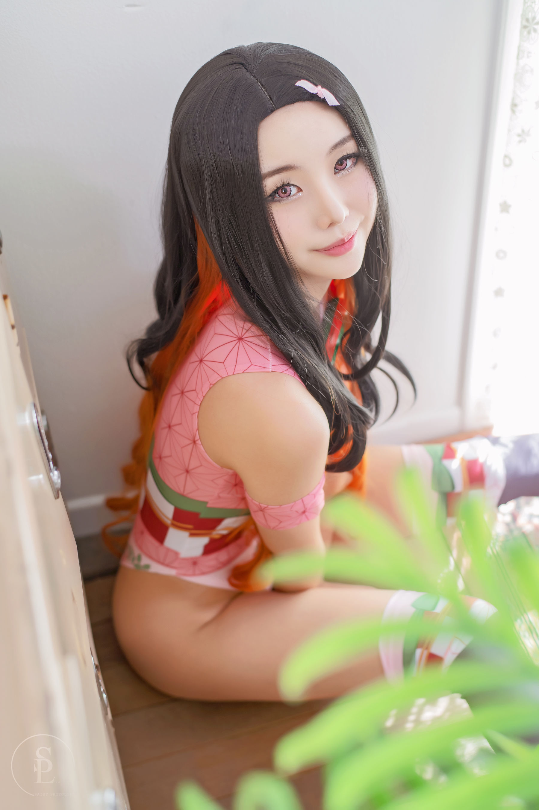 [saintphotolife] Yuna – No.03 Nezuko x Shinobu 日韩写真-第15张