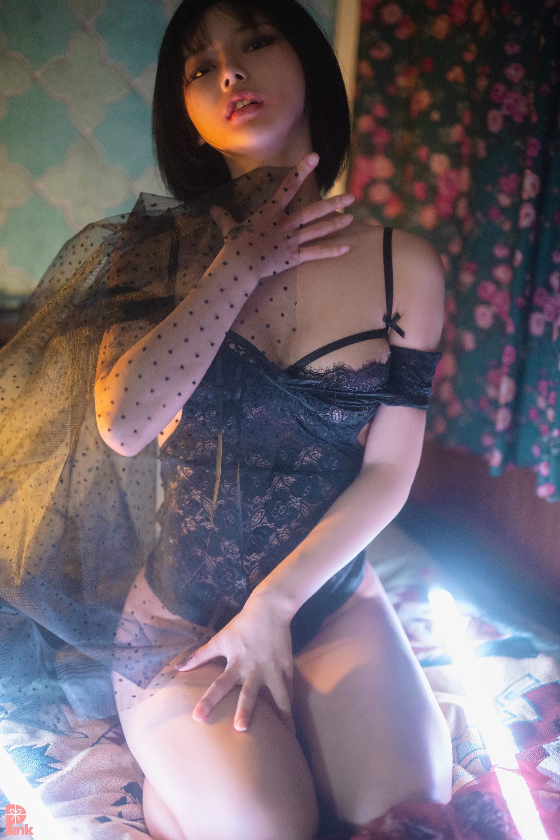 [PINK RIBBON] Uuuha – Black 日韩写真-第6张