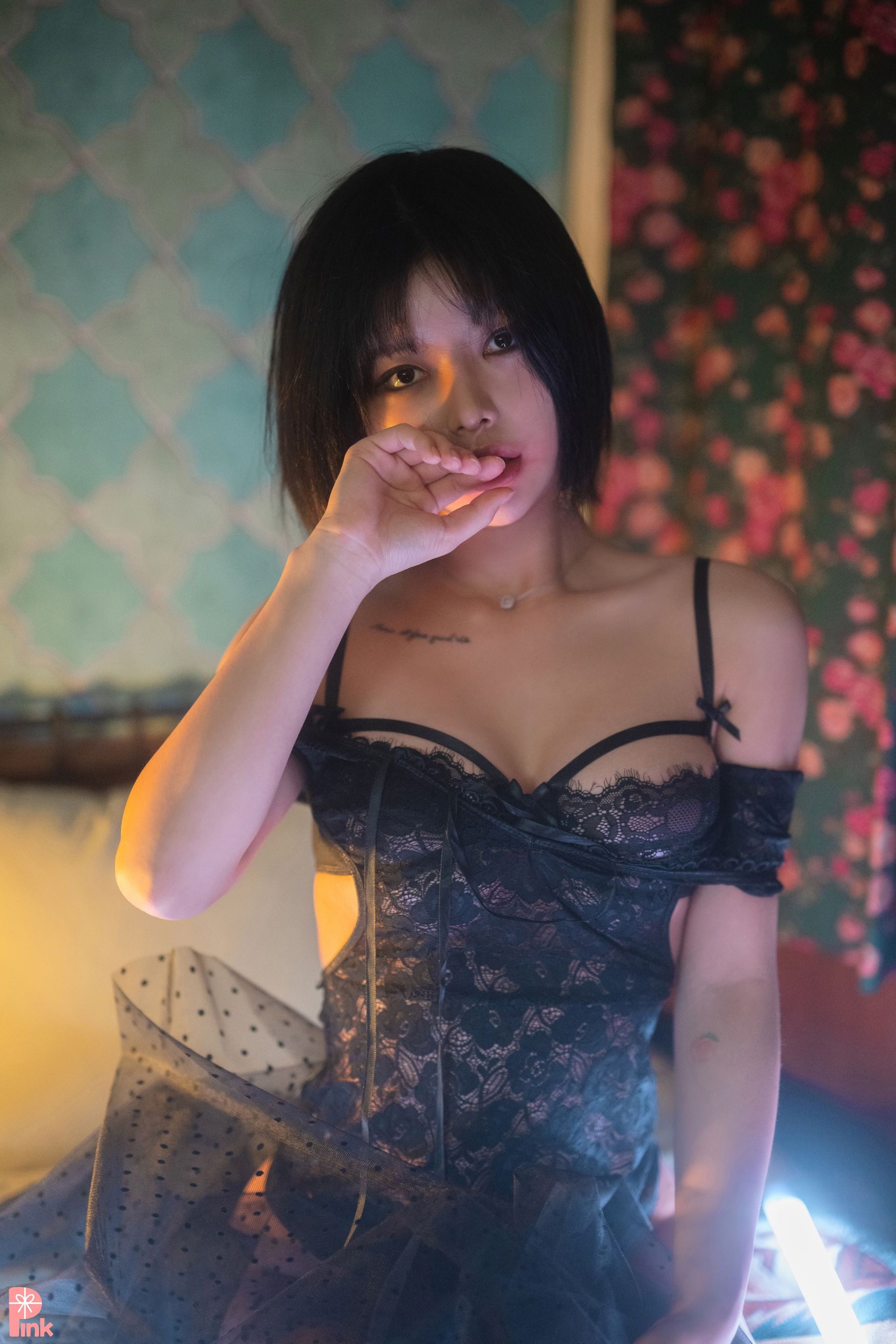 [PINK RIBBON] Uuuha – Black 日韩写真-第59张