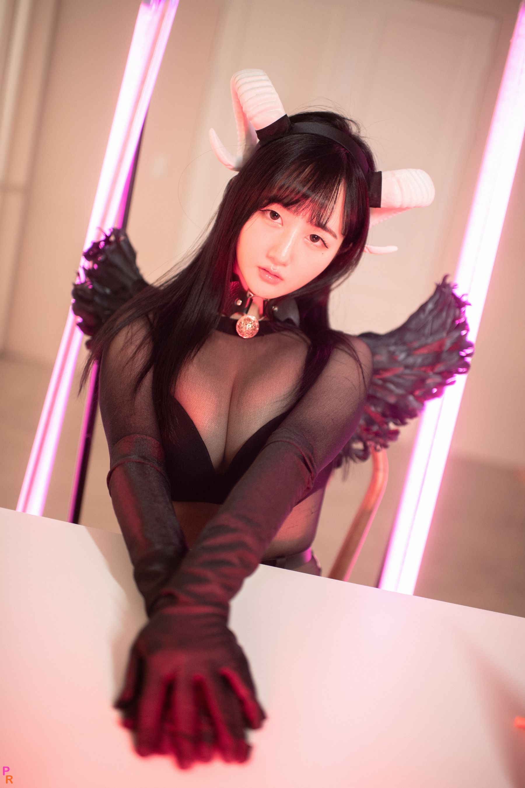 [PINK RIBBON] Jina – Succubus perspective 日韩写真-第1张