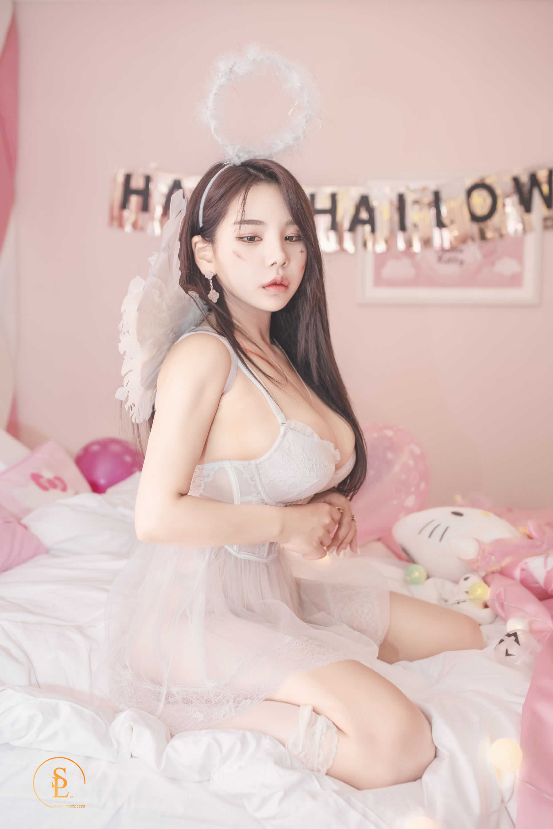 [saintphotolife] Zzyuri – Vol.16 Pink Halloween 日韩写真-第16张