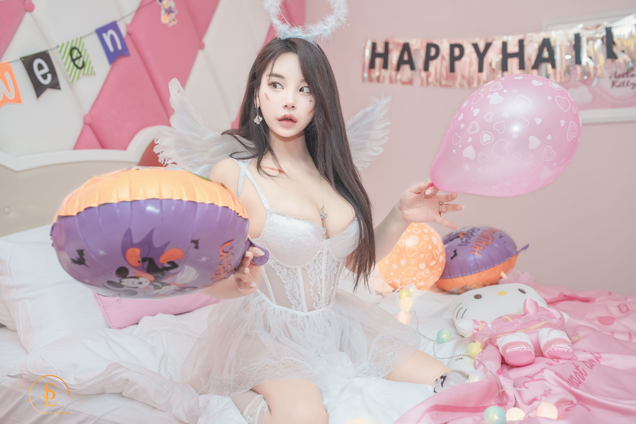 [saintphotolife] Zzyuri – Vol.16 Pink Halloween 日韩写真-第13张