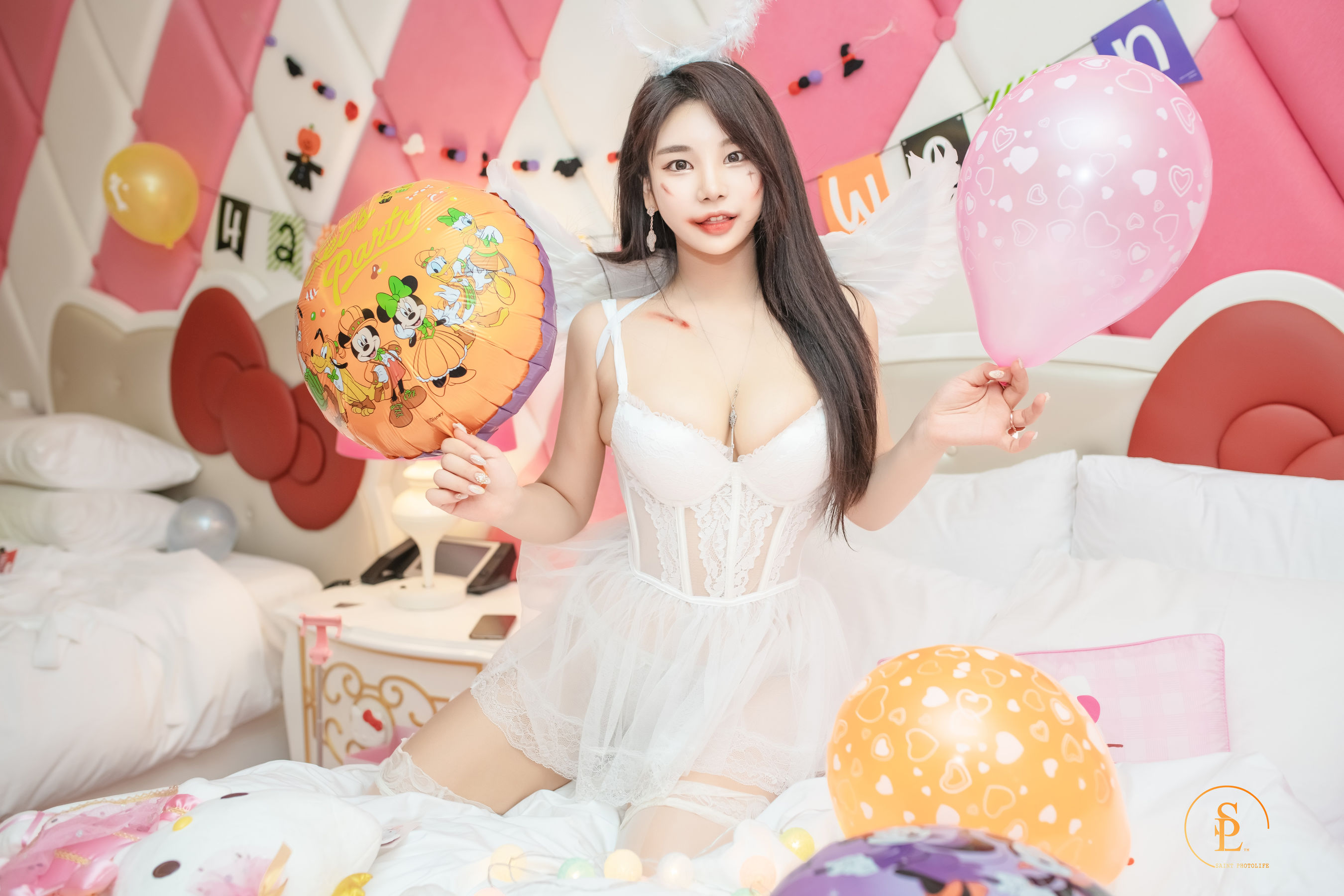 [saintphotolife] Zzyuri – Vol.16 Pink Halloween 日韩写真-第58张
