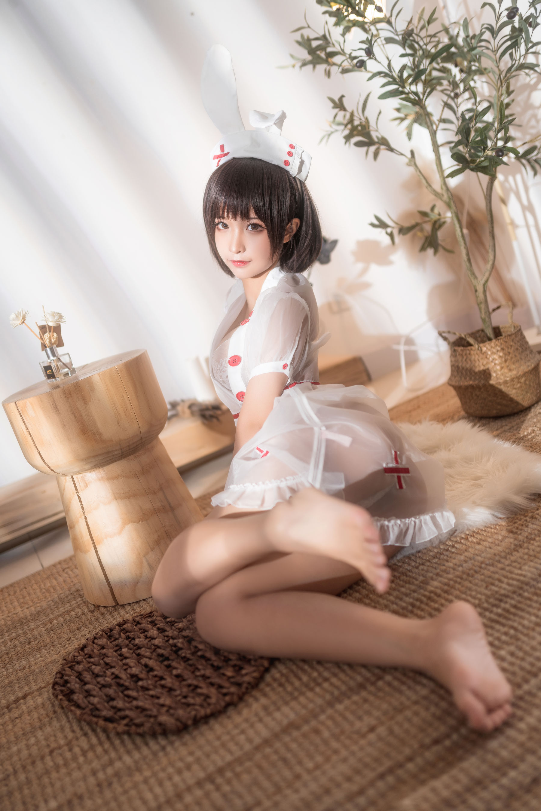 动漫博主蠢沫沫 – 透明护士 Cosplay-第16张