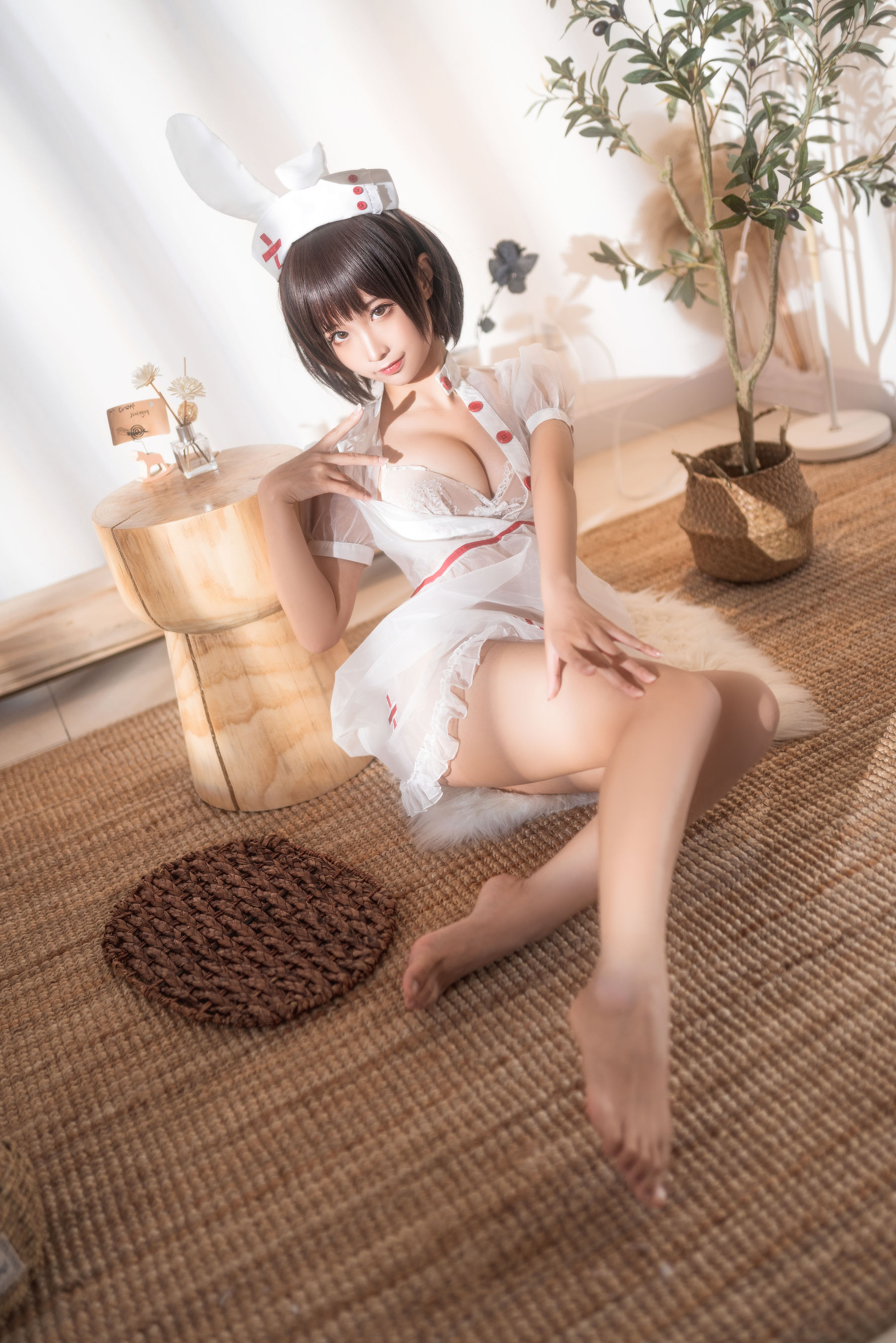 动漫博主蠢沫沫 – 透明护士 Cosplay-第58张