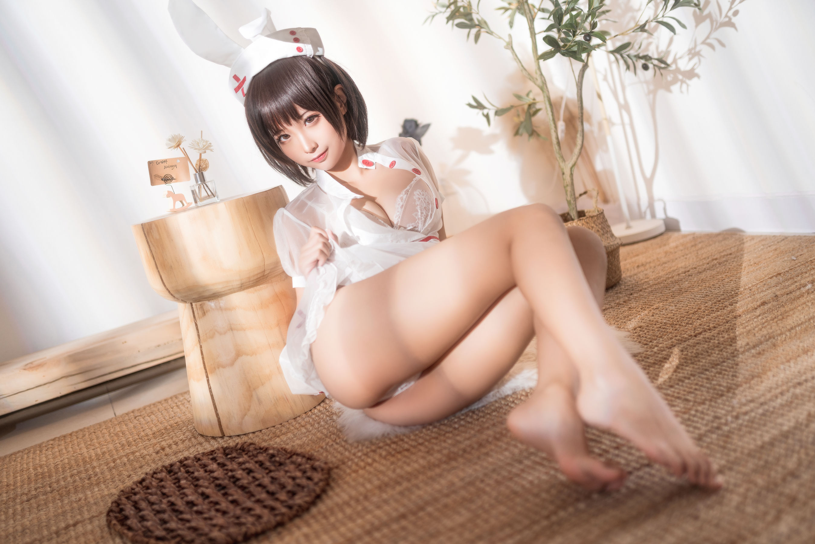 动漫博主蠢沫沫 – 透明护士 Cosplay-第59张
