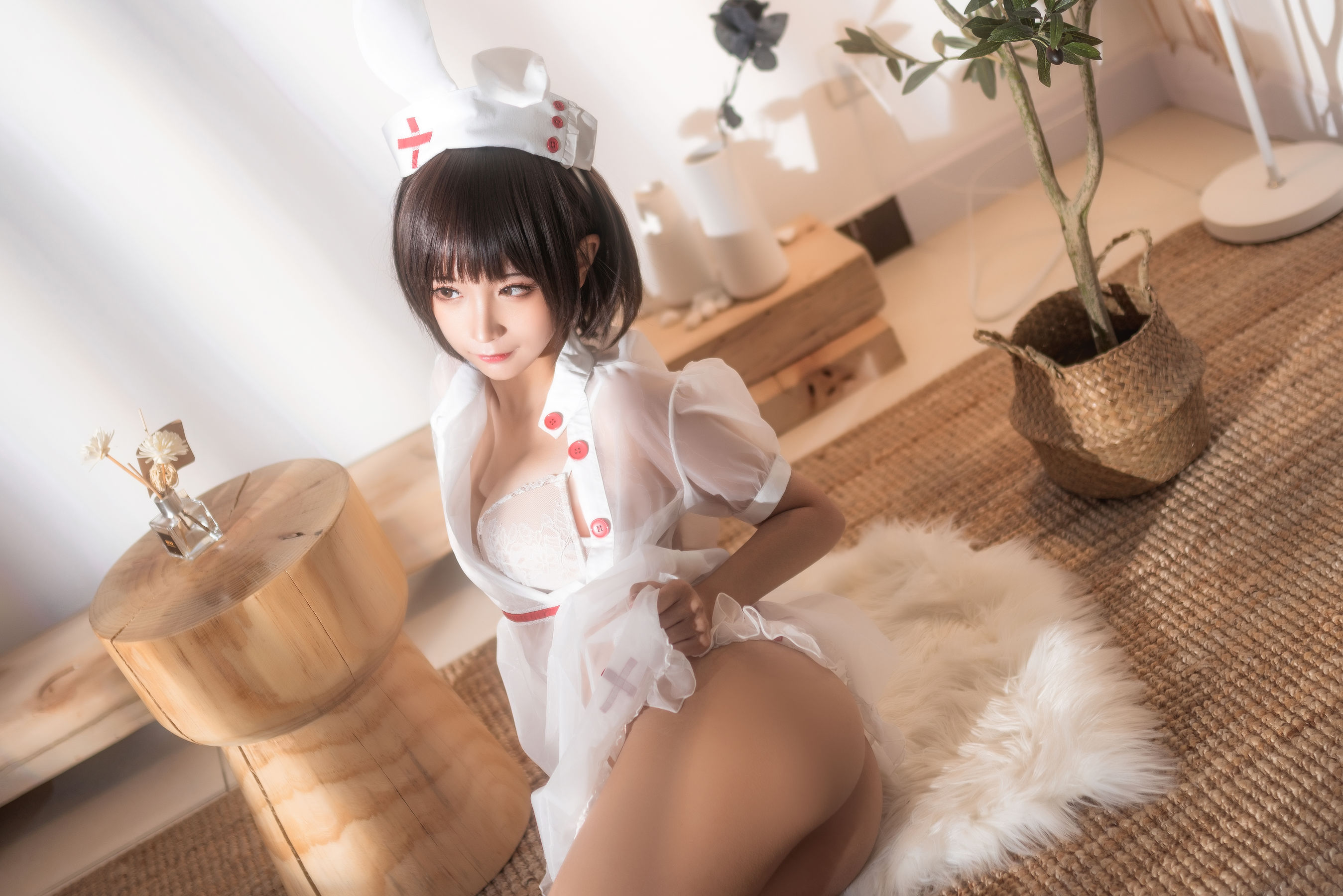 动漫博主蠢沫沫 – 透明护士 Cosplay-第26张