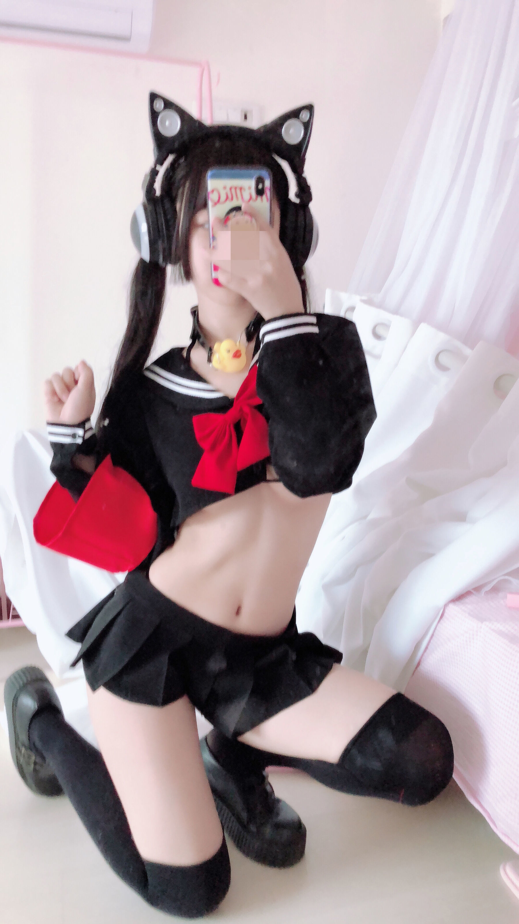 桜井宁宁 – 半乳制服 Cosplay-第11张
