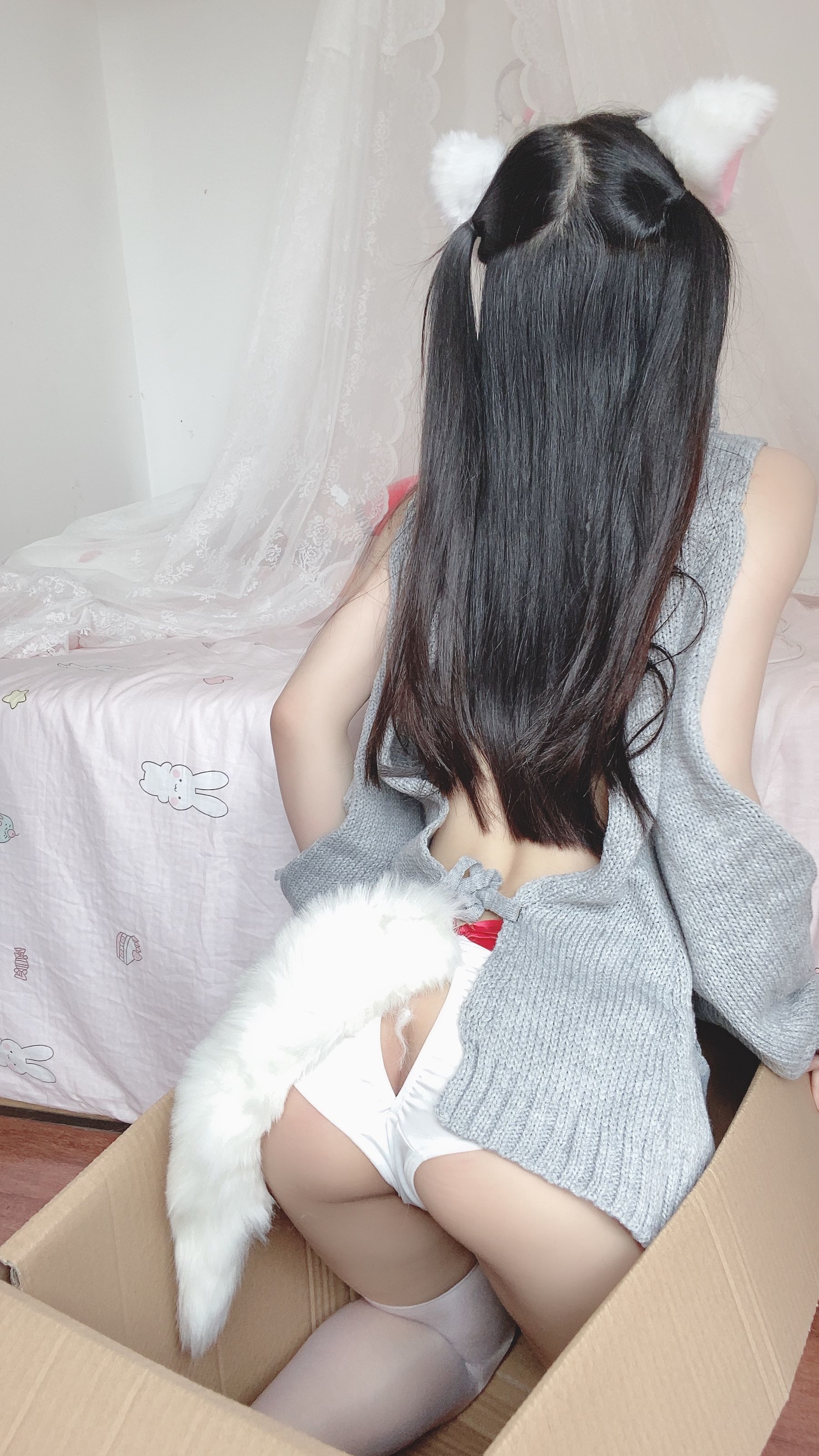 桜井宁宁 – 白い猫ちゃん Cosplay-第31张