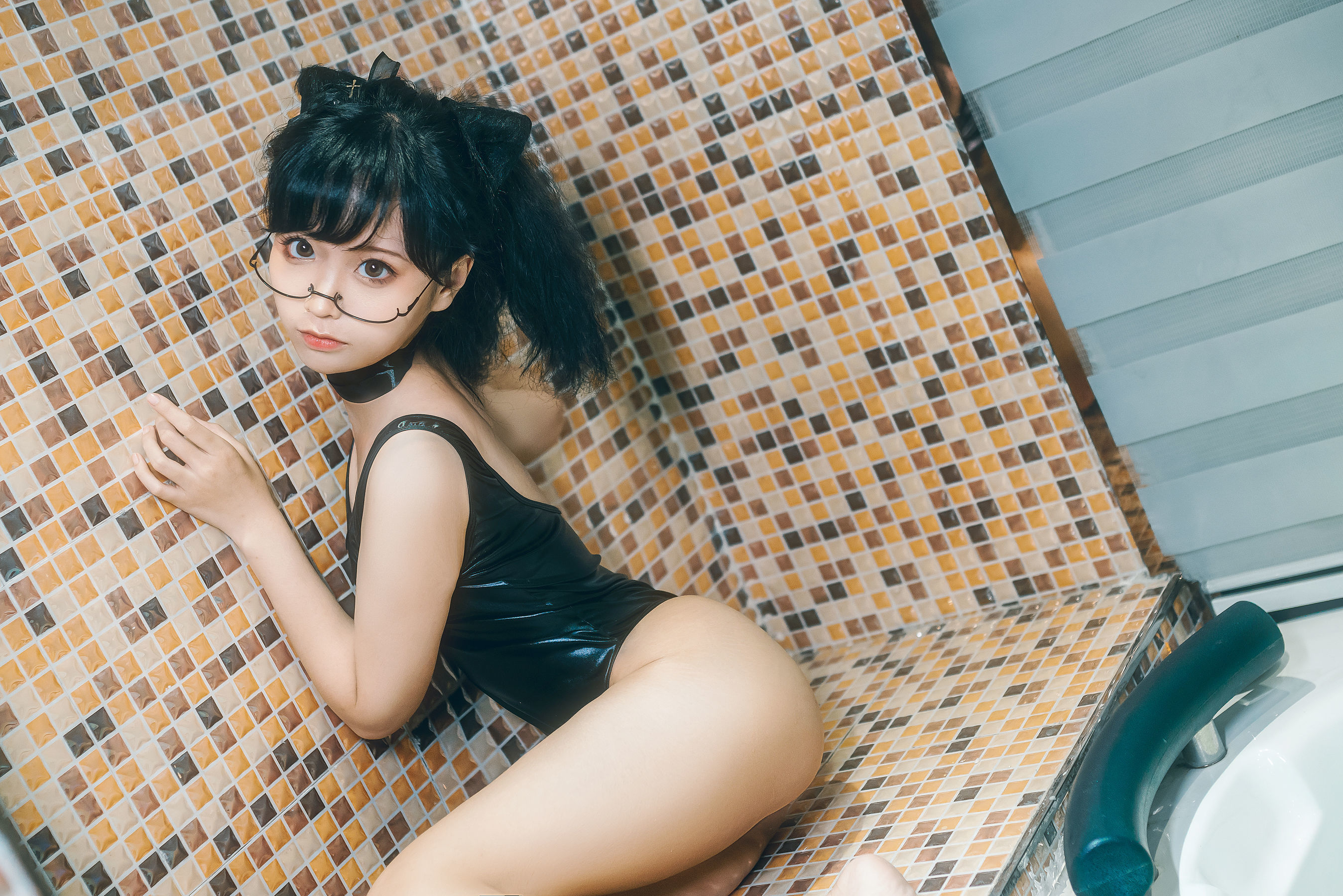 动漫博主蠢沫沫 猫耳死库水 Cosplay-第37张