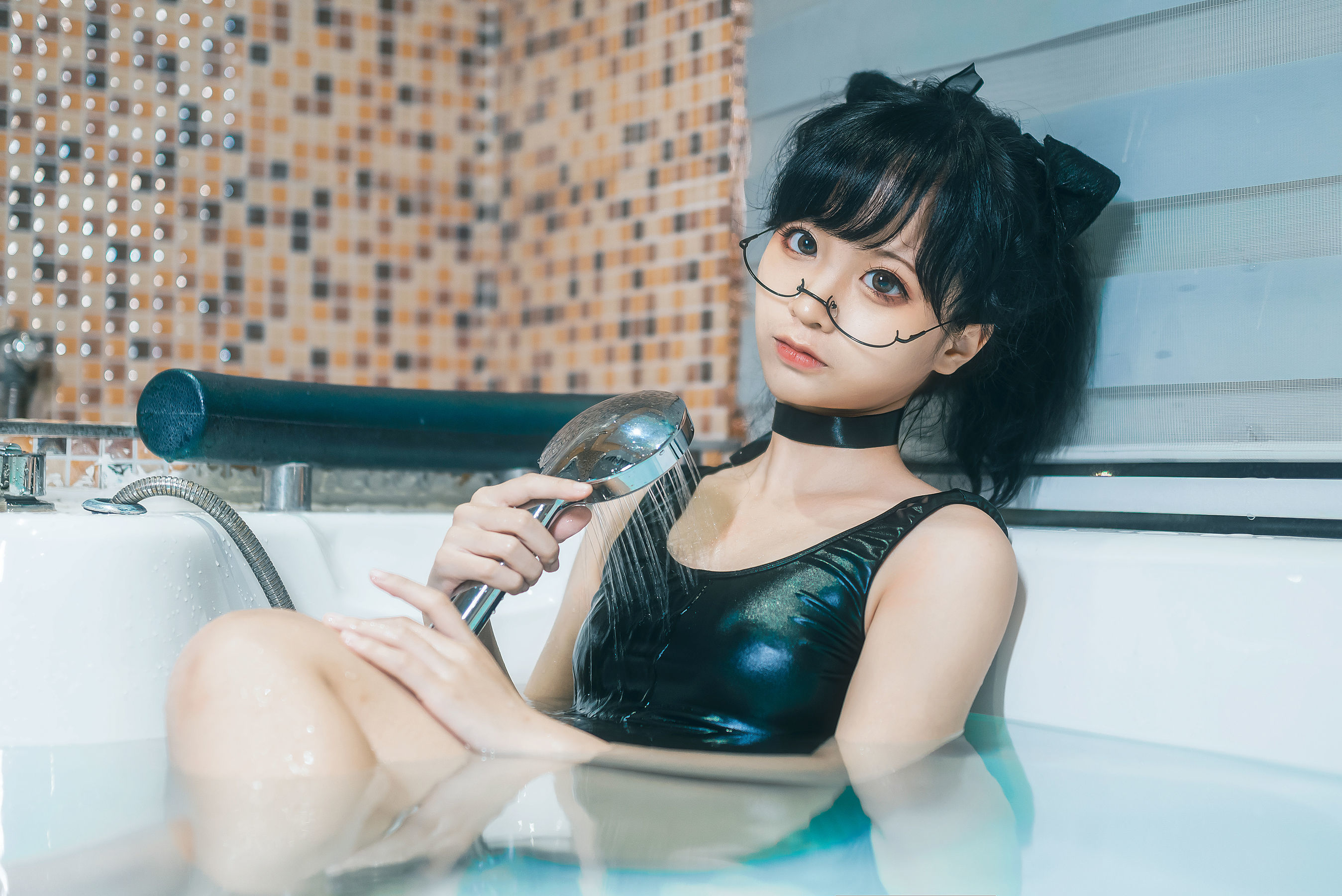 动漫博主蠢沫沫 猫耳死库水 Cosplay-第34张