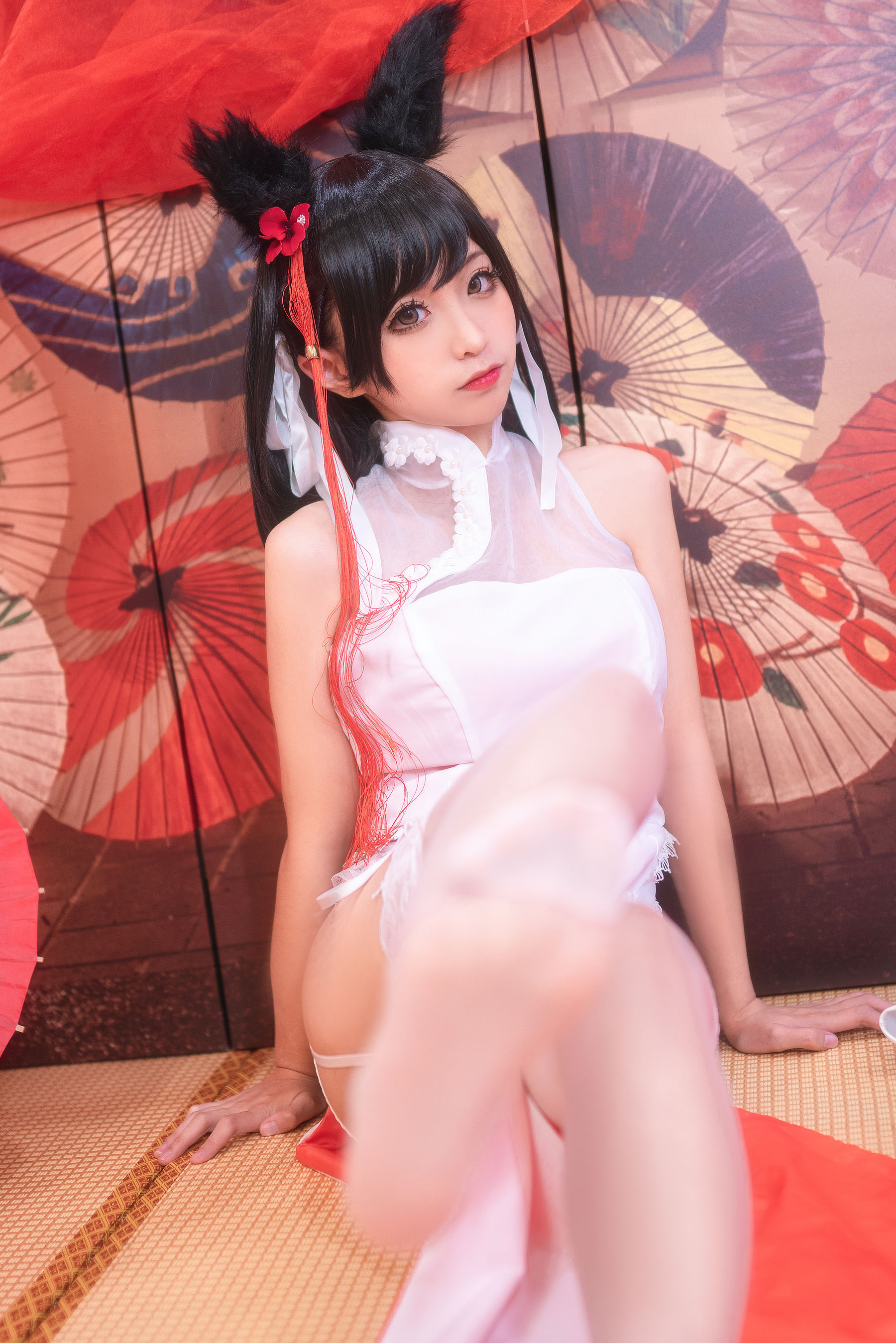 动漫博主蠢沫沫 爱宕习字 Cosplay-第8张