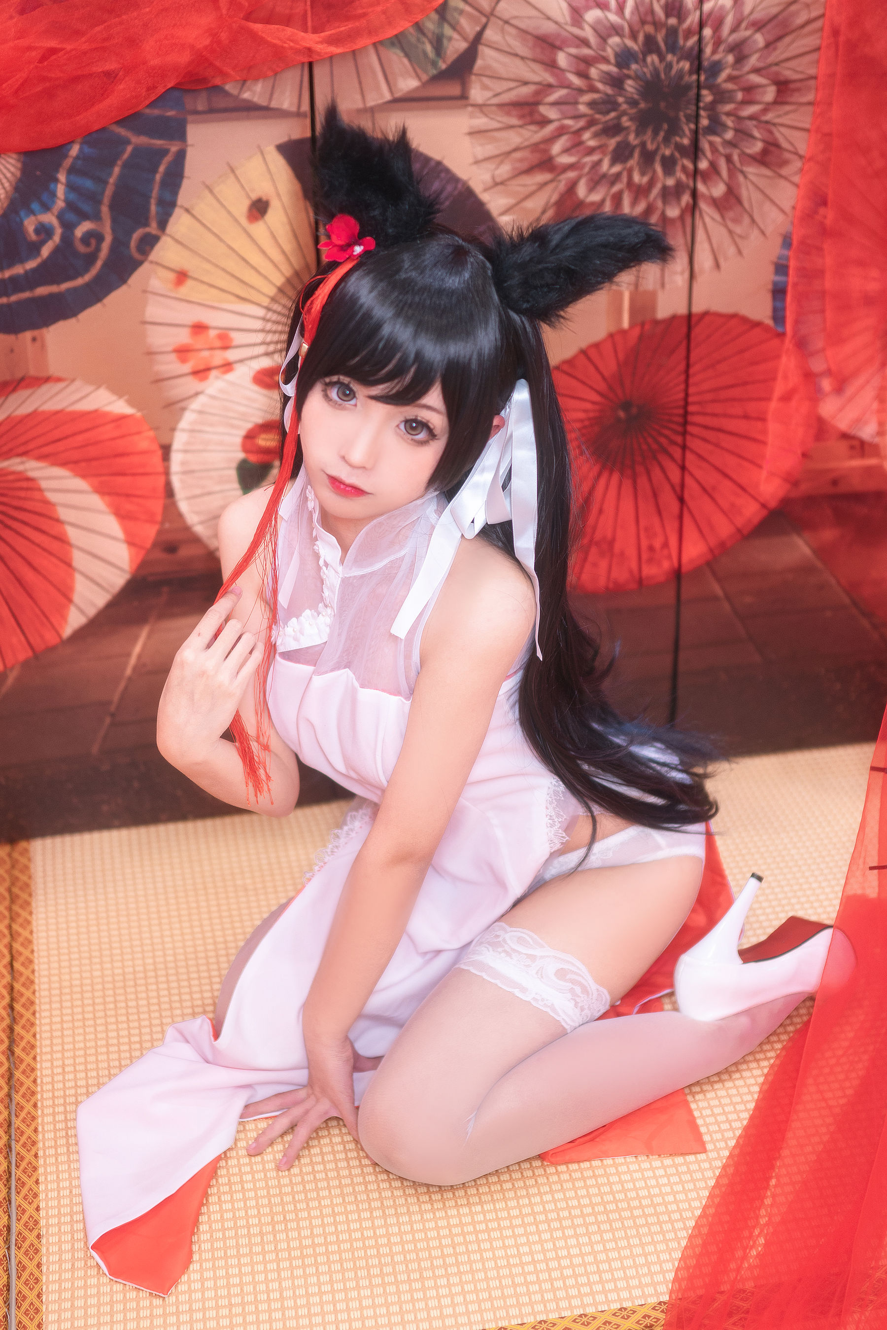 动漫博主蠢沫沫 爱宕习字 Cosplay-第37张