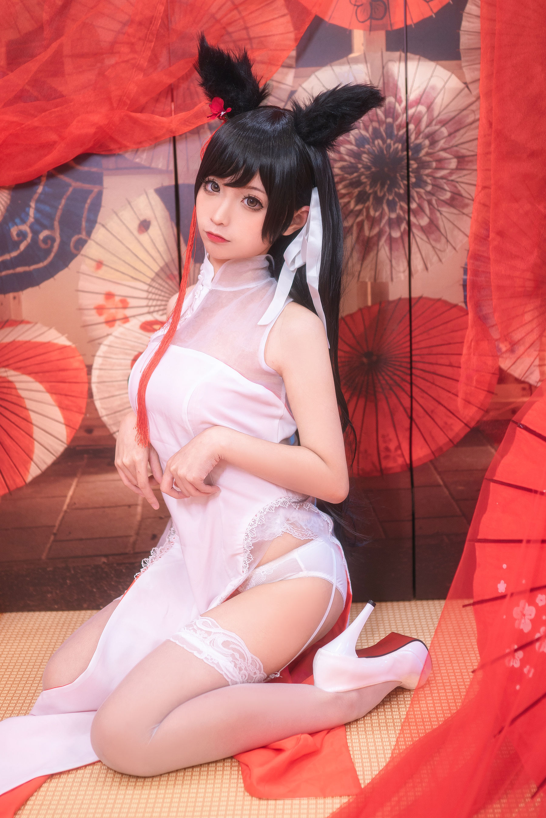 动漫博主蠢沫沫 爱宕习字 Cosplay-第39张