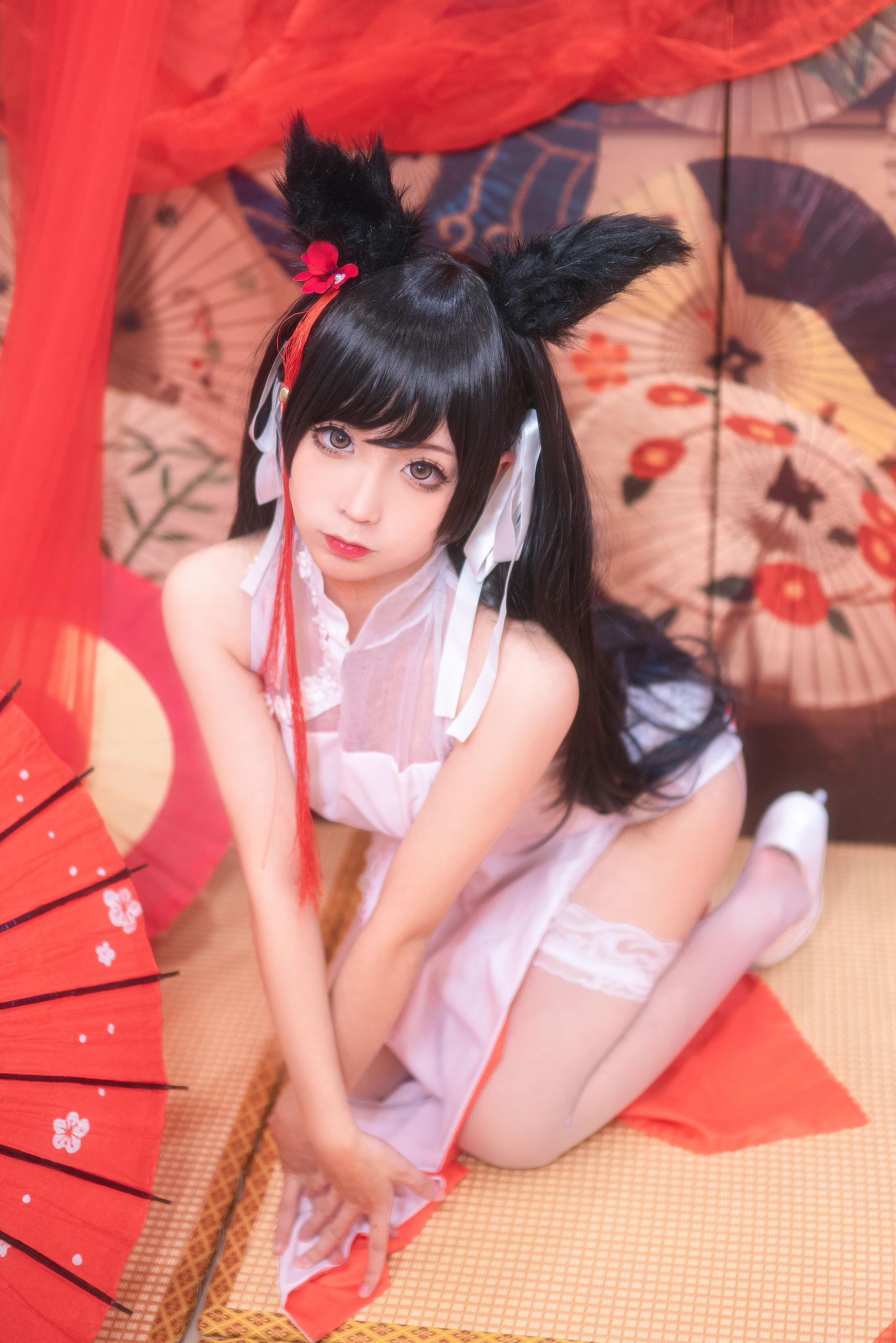 动漫博主蠢沫沫 爱宕习字 Cosplay-第40张