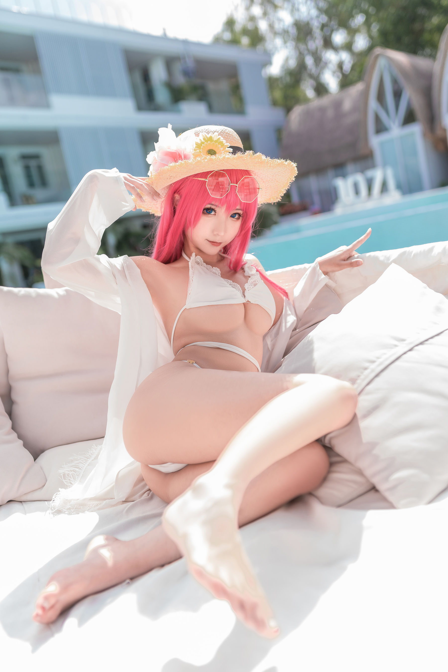 动漫博主蠢沫沫 – 童の假日 絮库夫 Cosplay-第2张