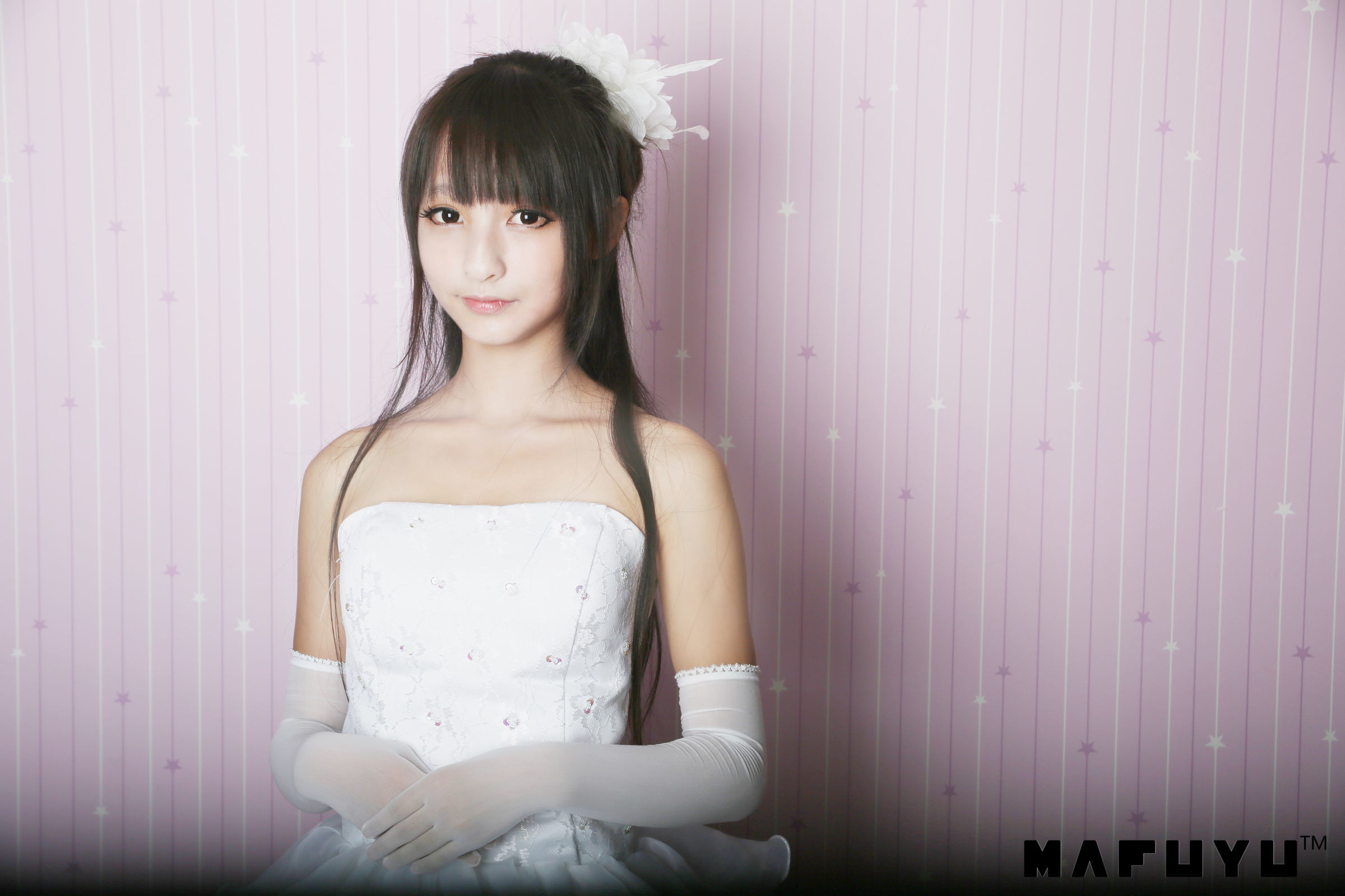 [萝莉COS] 神楽板真冬 婚纱系列套图 Cosplay-第61张