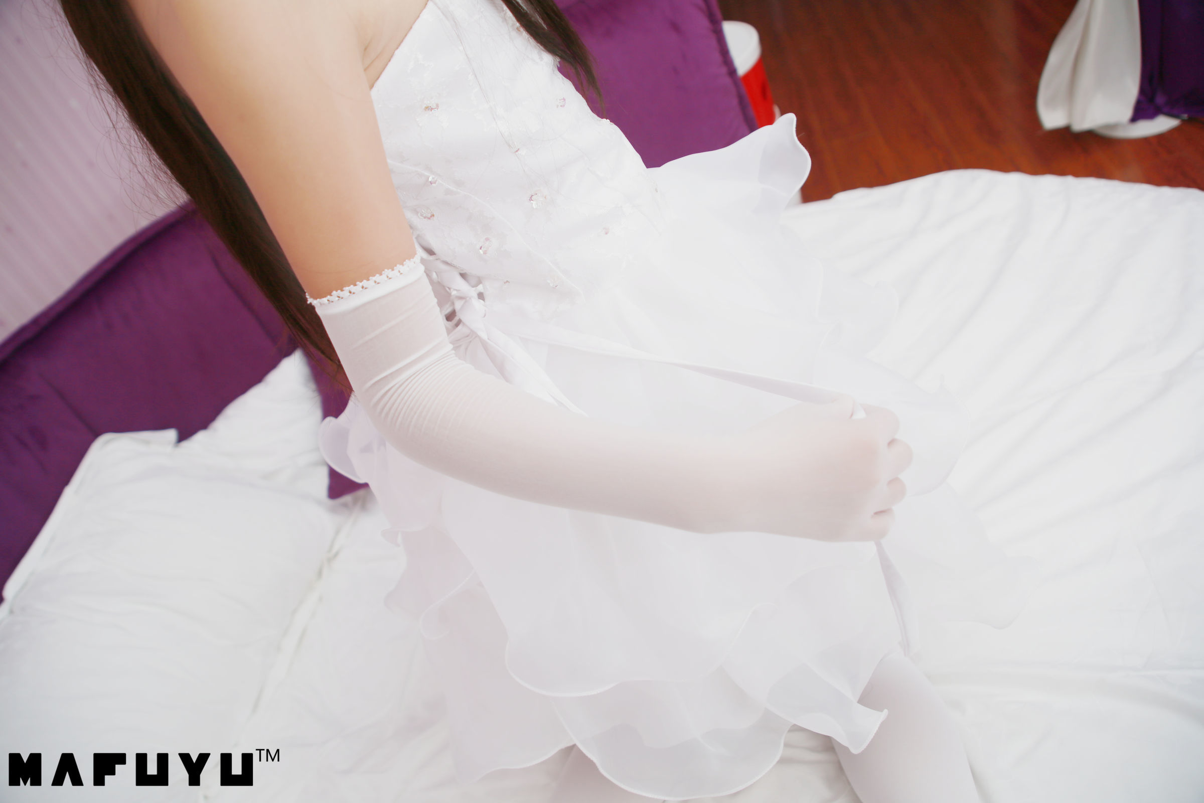 [萝莉COS] 神楽板真冬 婚纱系列套图 Cosplay-第58张