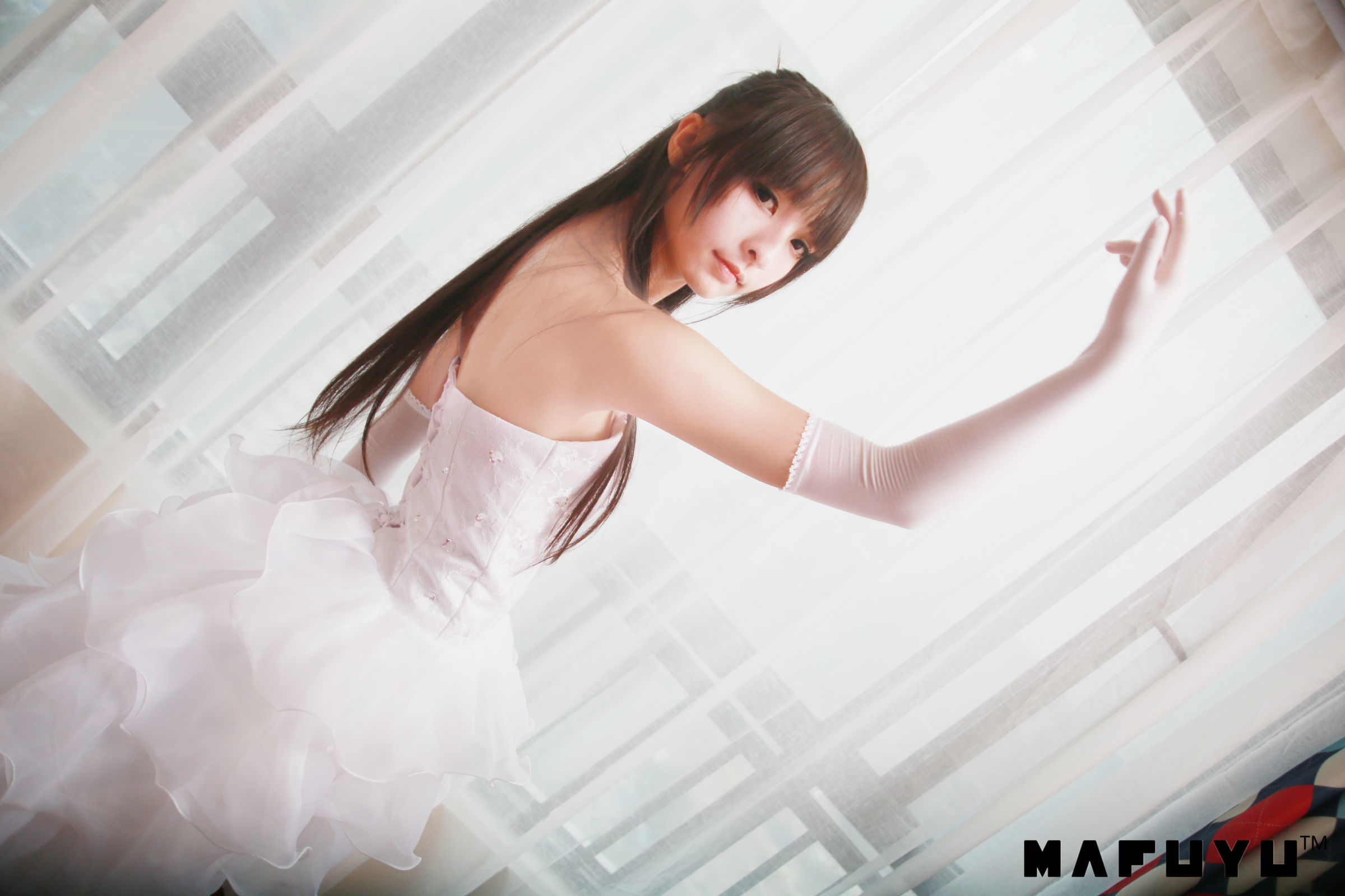 [萝莉COS] 神楽板真冬 婚纱系列套图 Cosplay-第9张