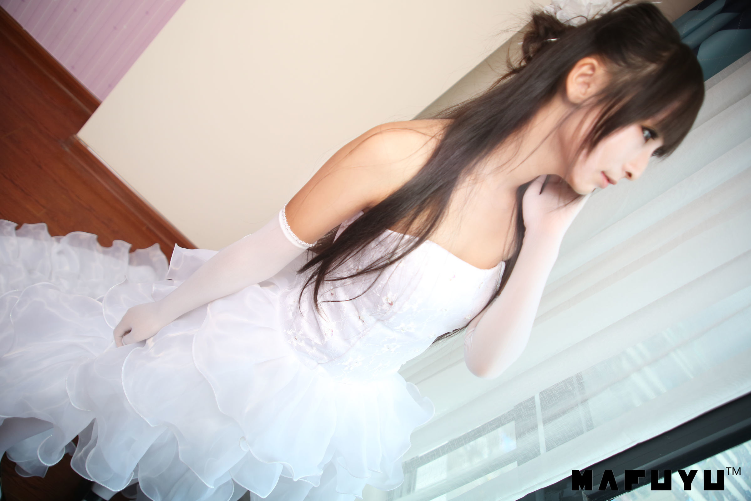 [萝莉COS] 神楽板真冬 婚纱系列套图 Cosplay-第65张