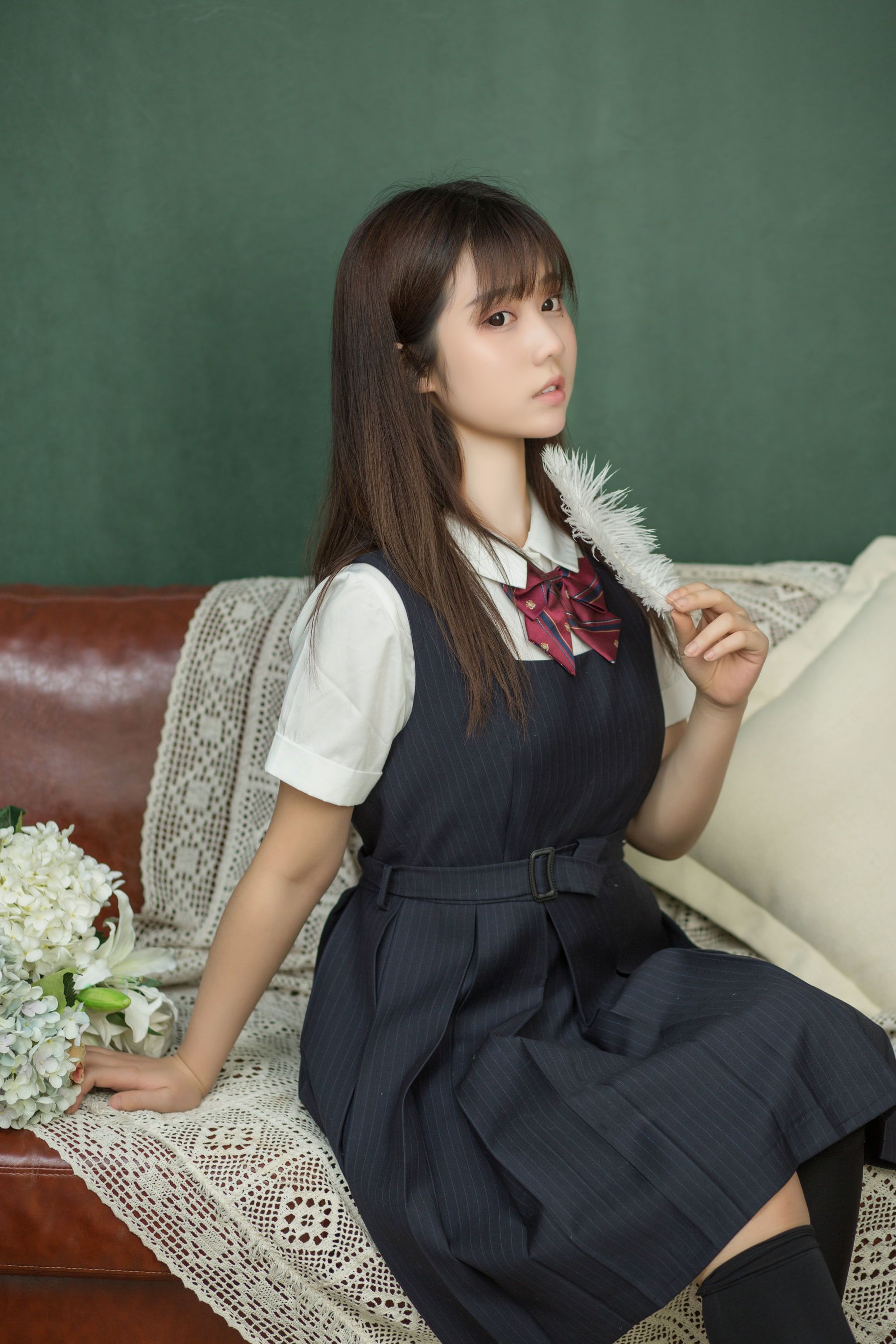 [萝莉COS] 微博福利姬镜酱 – 不知梦 制服 Cosplay-第6张