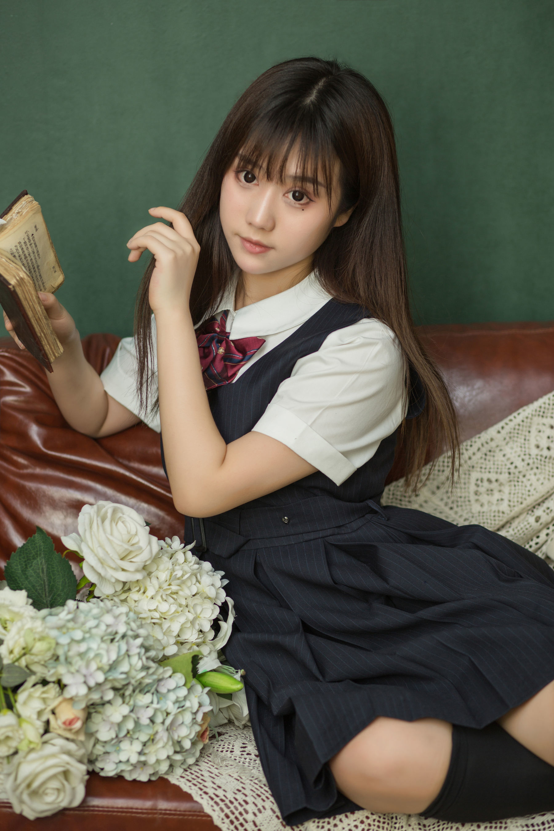 [萝莉COS] 微博福利姬镜酱 – 不知梦 制服 Cosplay-第8张