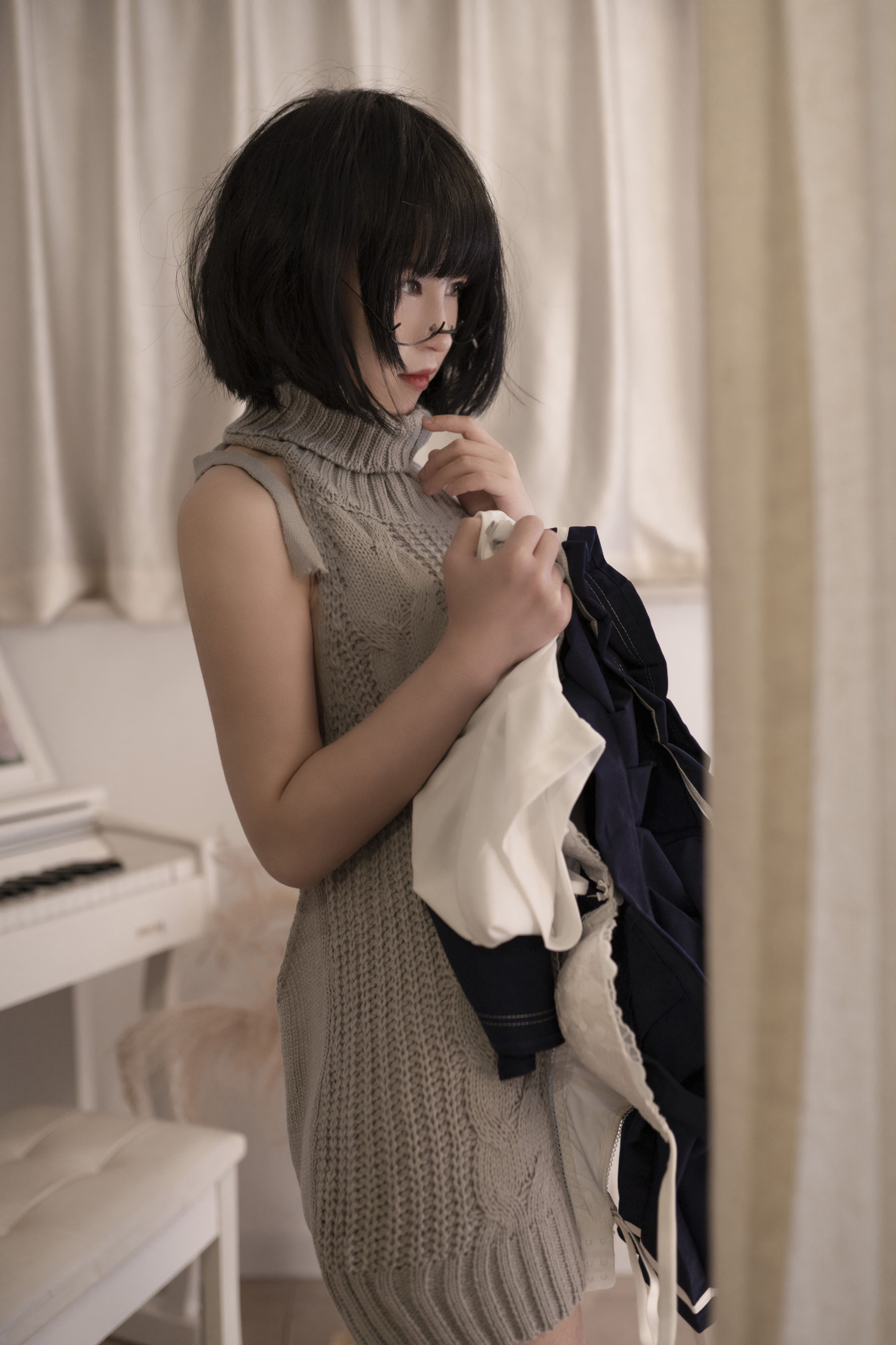 美少女晕崽 – 维修洗衣机 Cosplay-第3张