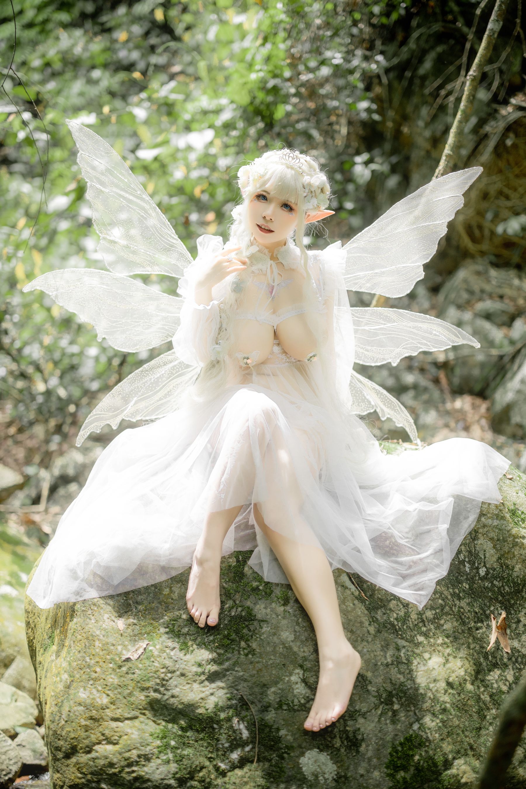 自闭颜球球(无颜小天使wy) – 林中精灵 Cosplay-第2张