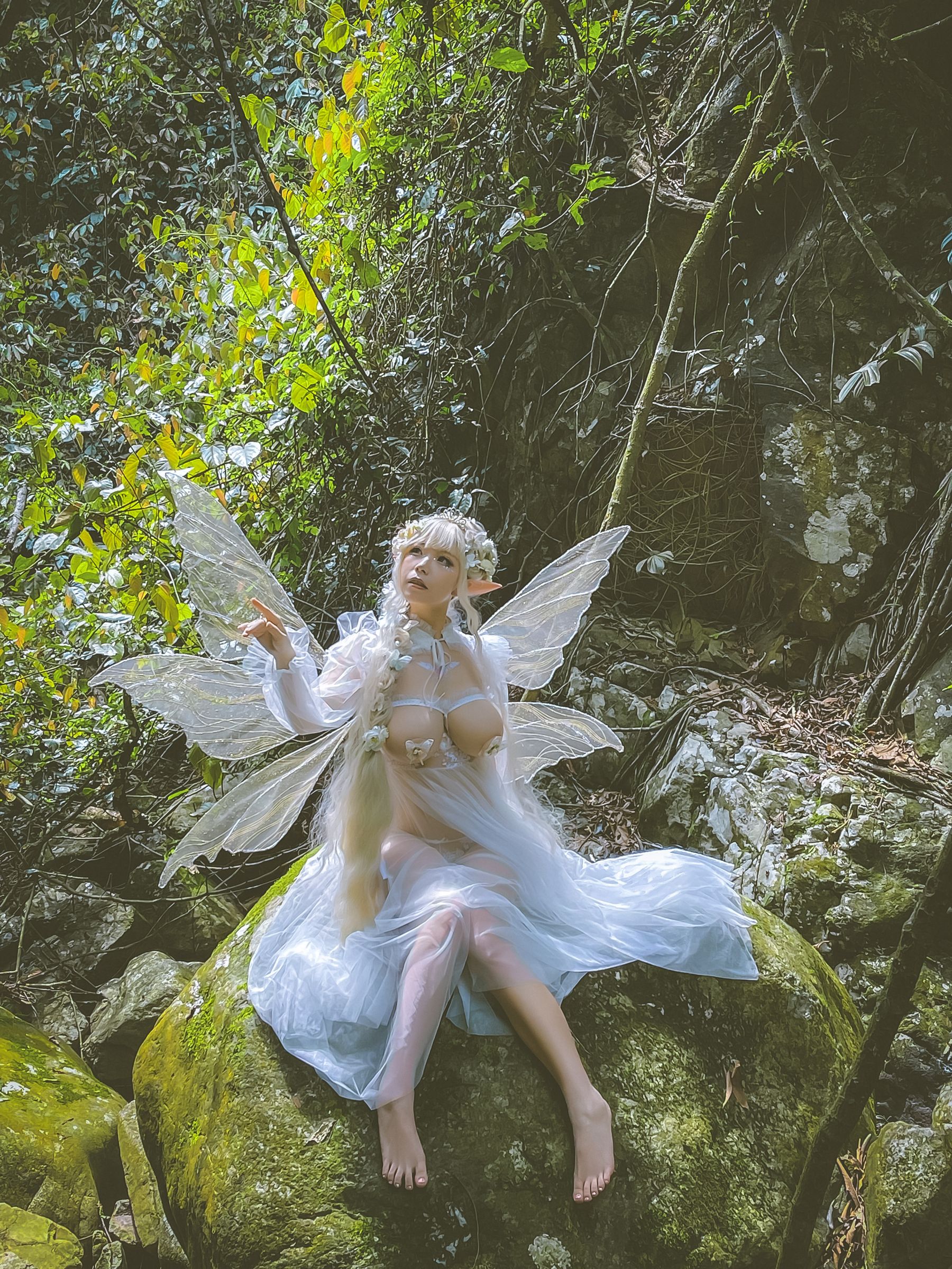 自闭颜球球(无颜小天使wy) – 林中精灵 Cosplay-第106张