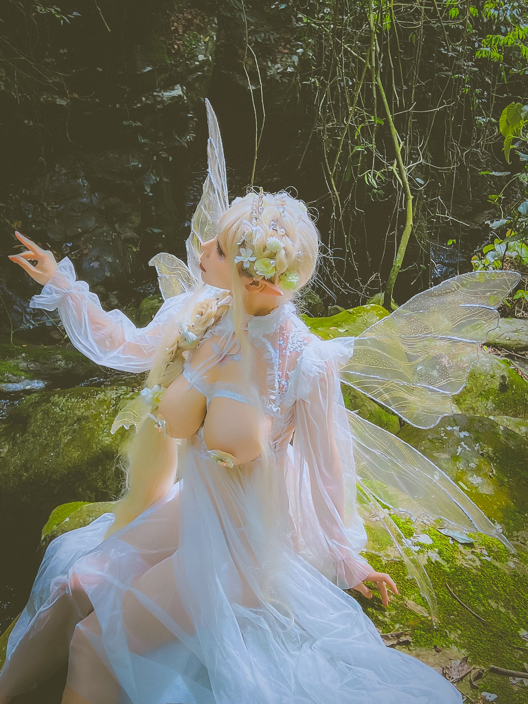 自闭颜球球(无颜小天使wy) – 林中精灵 Cosplay-第5张