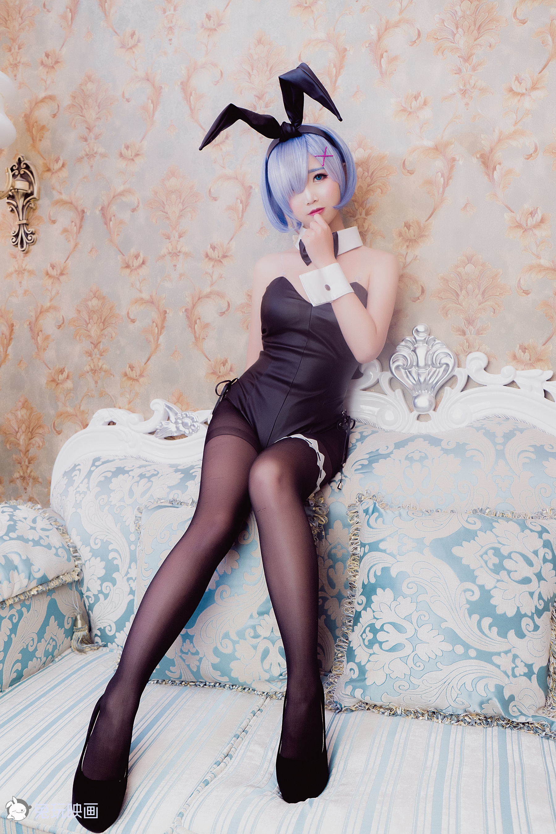 [萝莉COS] 面饼仙儿 – 兔女郎 Cosplay-第12张