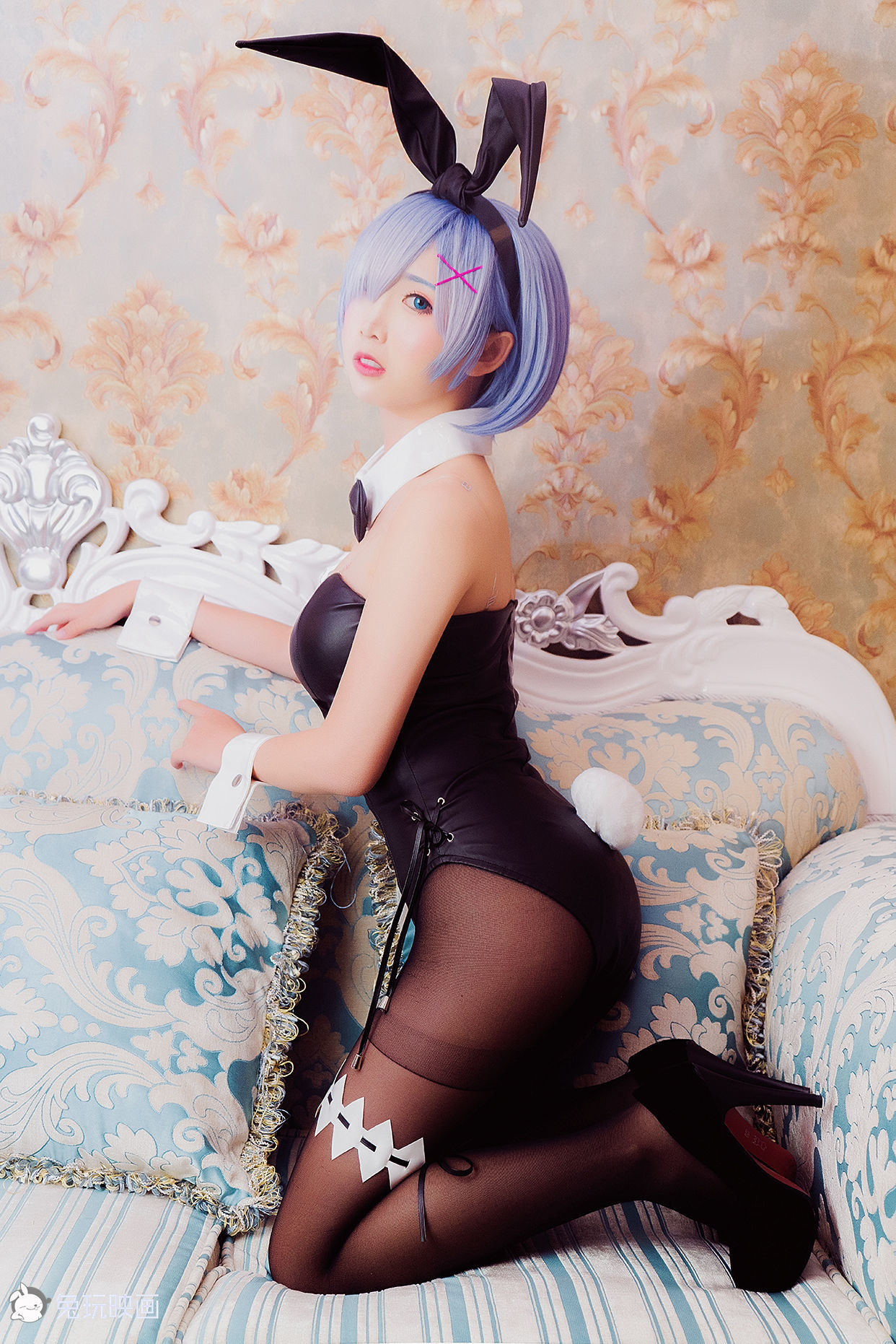 [萝莉COS] 面饼仙儿 – 兔女郎 Cosplay-第4张