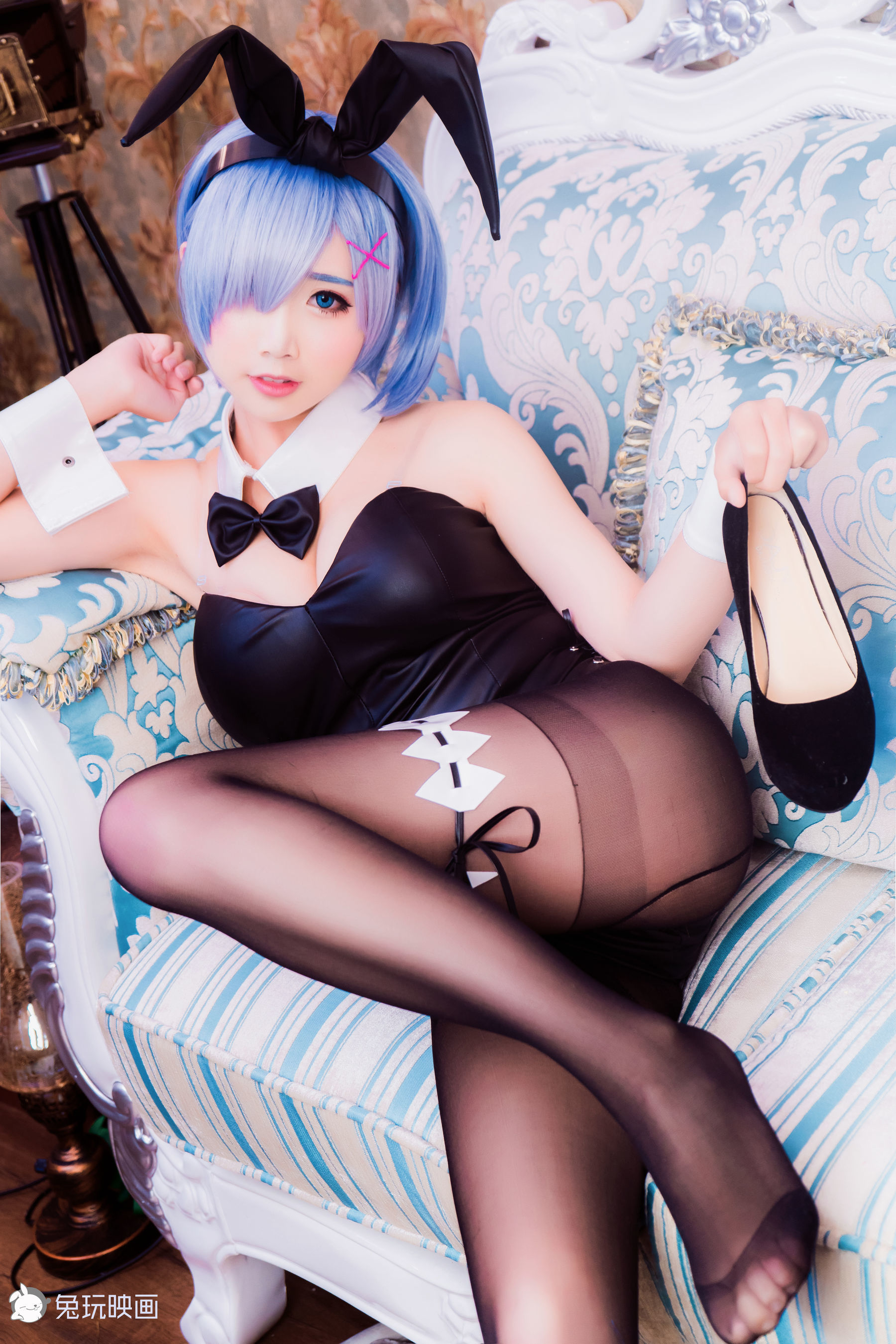 [萝莉COS] 面饼仙儿 – 兔女郎 Cosplay-第2张