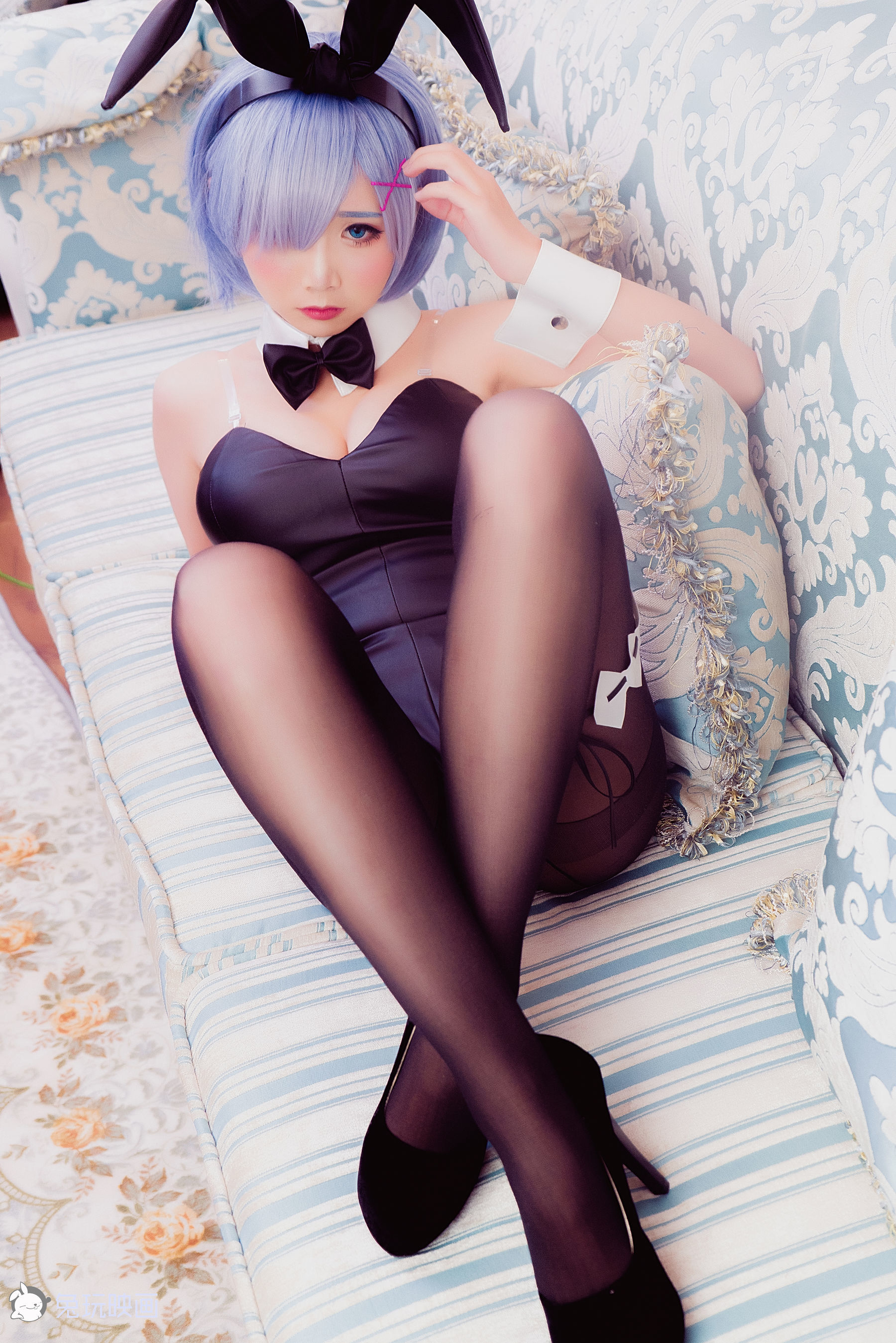 [萝莉COS] 面饼仙儿 – 兔女郎 Cosplay-第7张