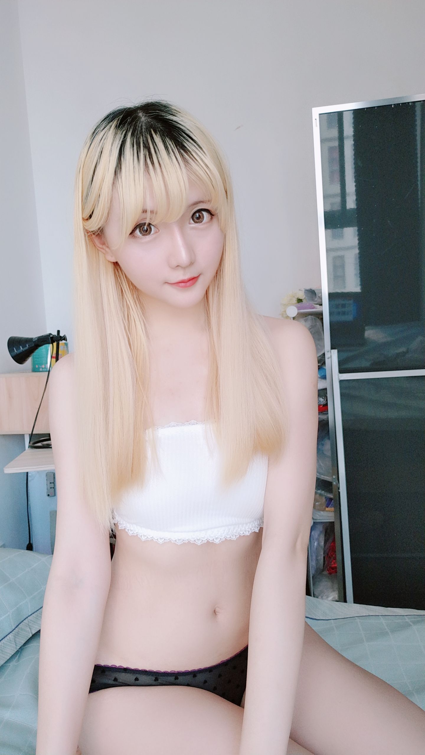Coser小姐姐星之迟迟 白衬衣 Cosplay-第49张
